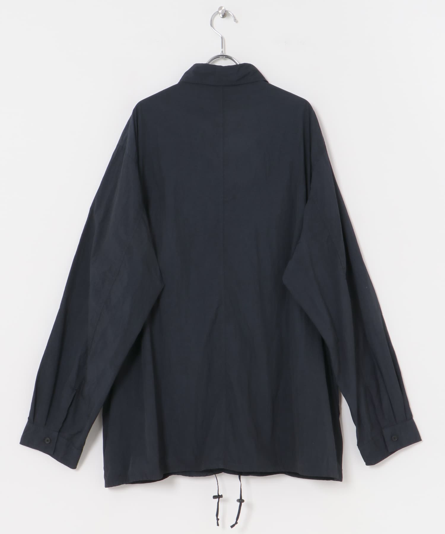 ATON HAND DYED NYLON SHIRTS JACKET(4 075 NAVY): アウター｜URBAN