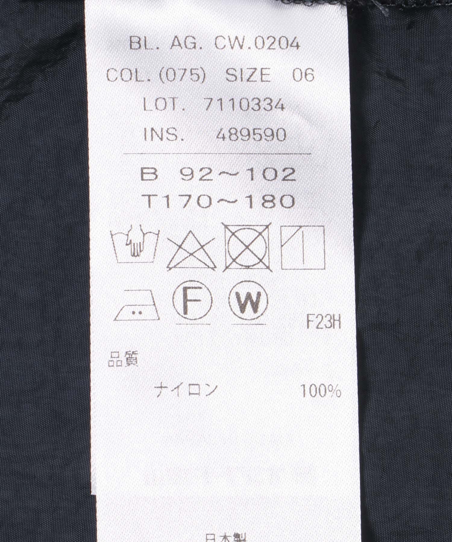 ATON HAND DYED NYLON SHIRTS JACKET(4 075 NAVY): アウター｜URBAN