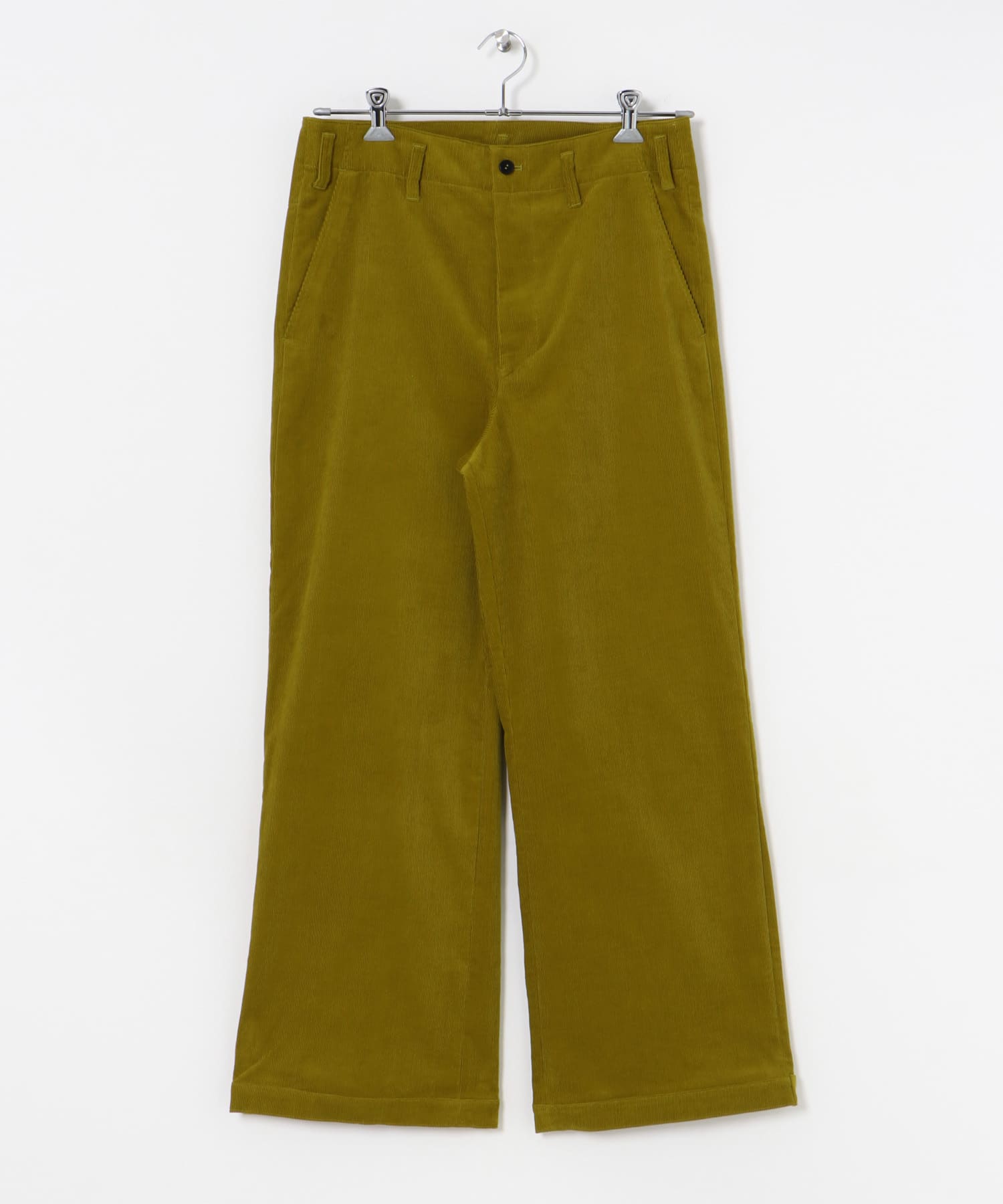 Cale　14Wオーガニックコーデュロイパンツ グリーン 3