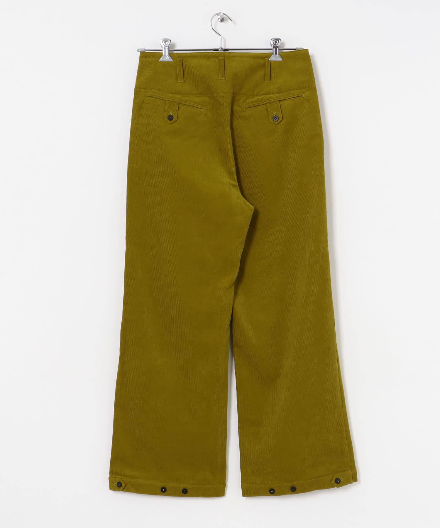 Cale　14Wオーガニックコーデュロイパンツ グリーン 3