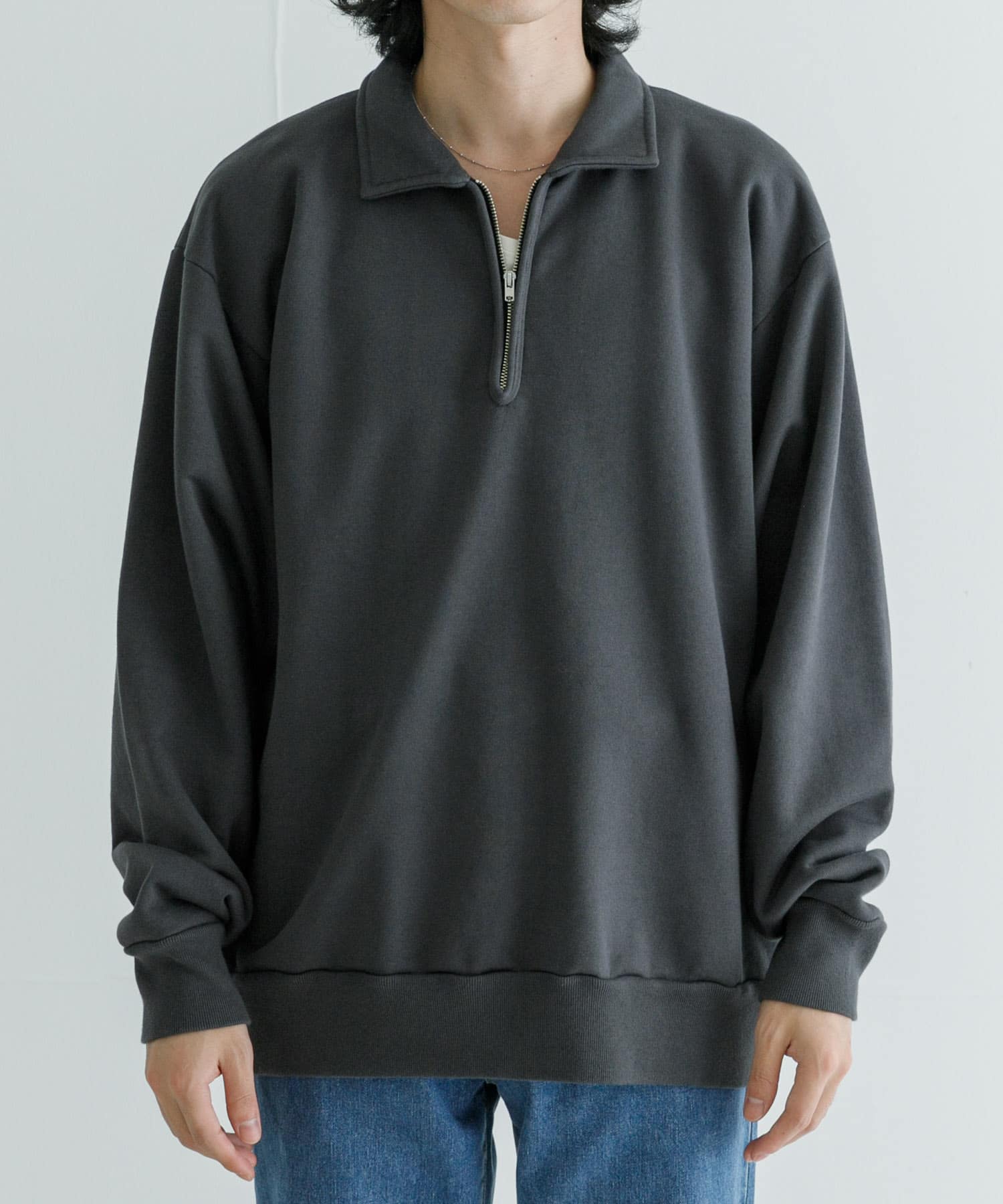CIOTA　Half Zip Sweatshirts