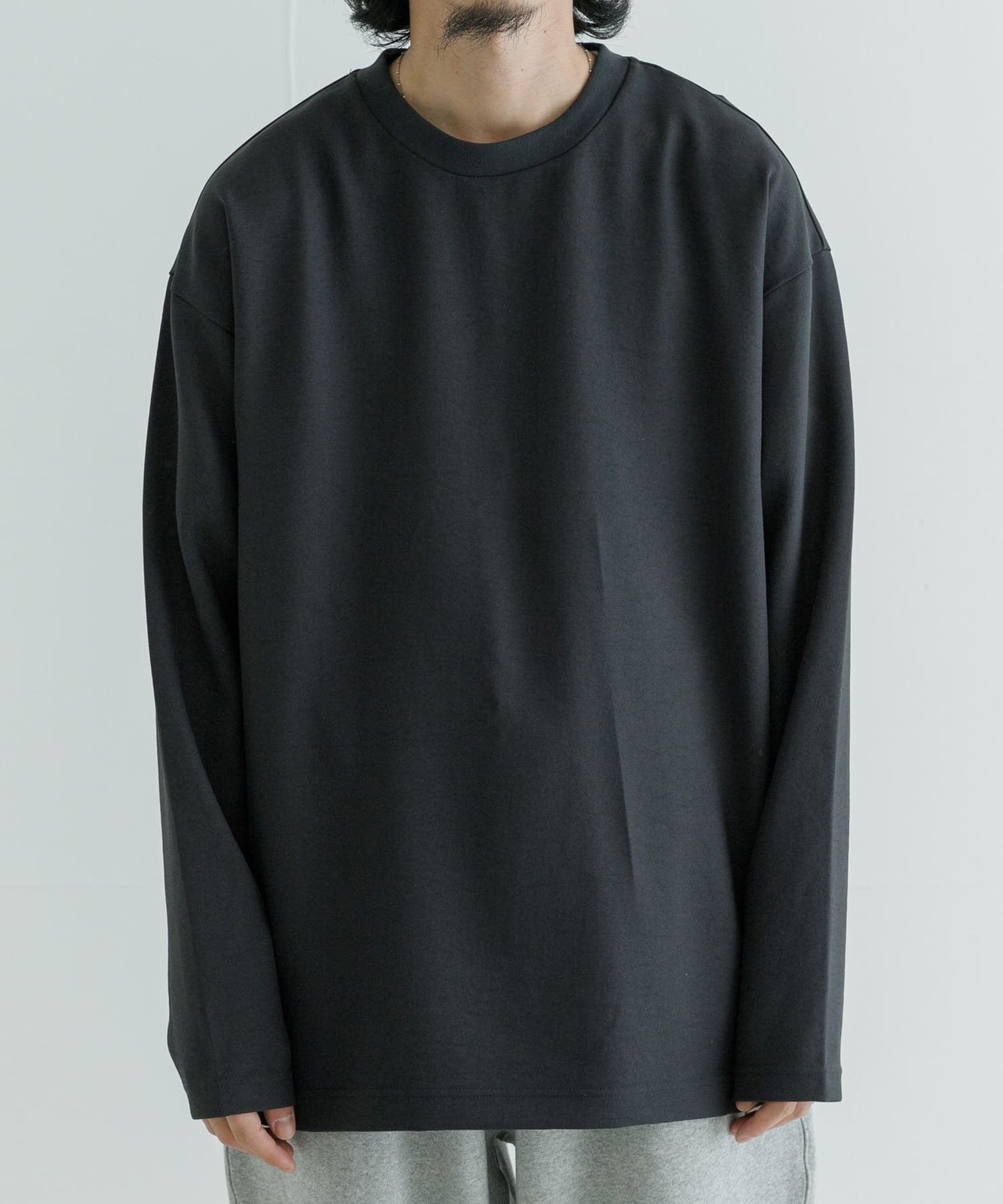 DESCENTE ALLTERRAIN STRETCH TWILL L/S T-SHIRTS