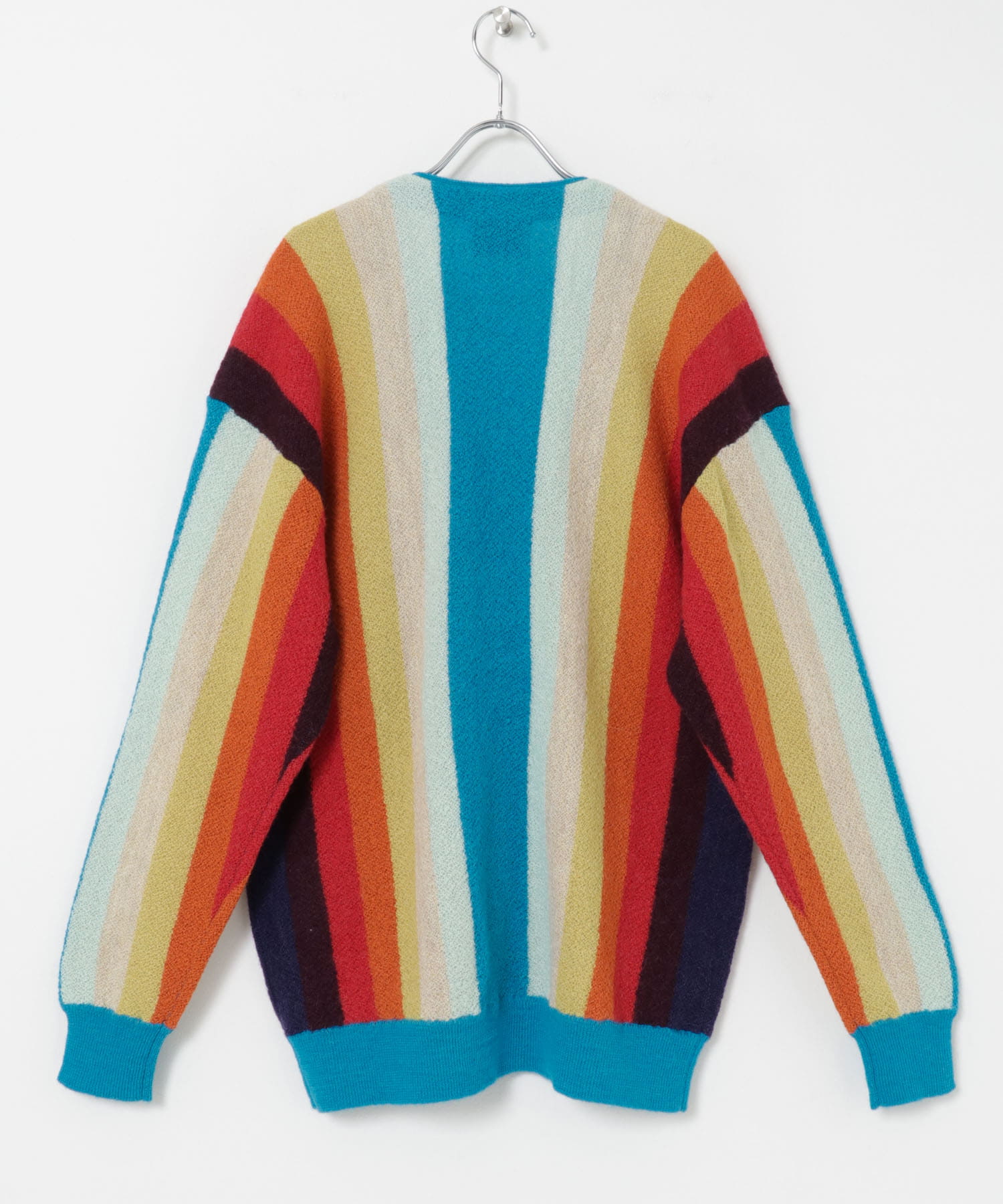 FREEMANS SPORTING CLUB　DEEPDALE CARDIGAN ストライプ1 S