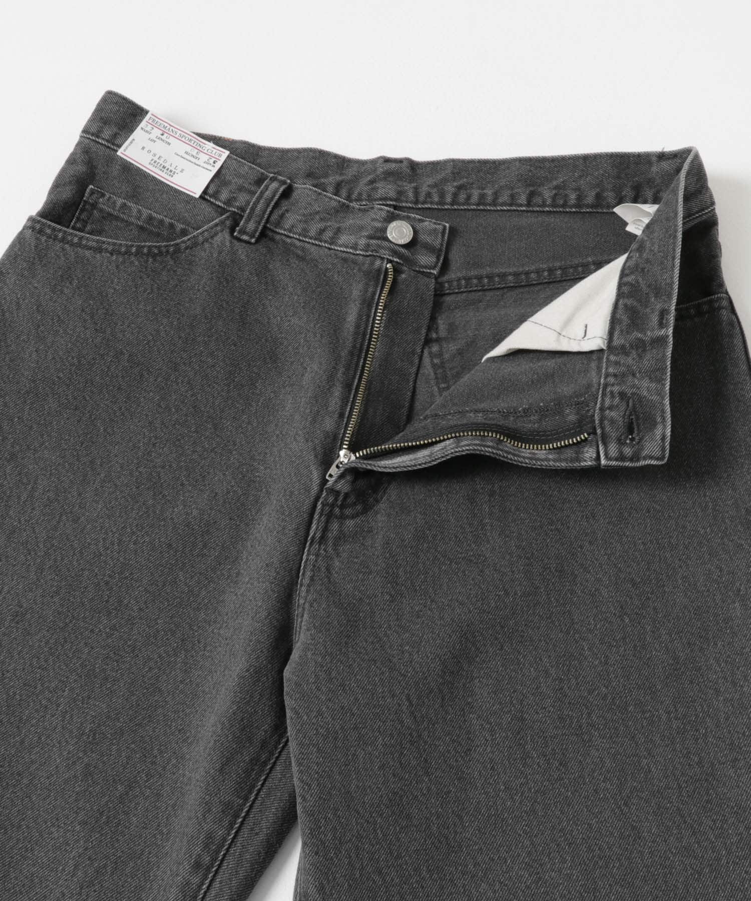 FREEMANS SPORTING CLUB　ROSEDALE JEANS STRAIGHT ブラック 28