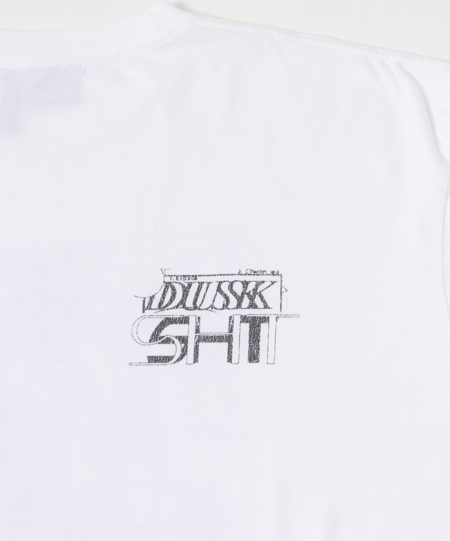 semoh　Behind Long-Sleeve T-shirts WHITE 2