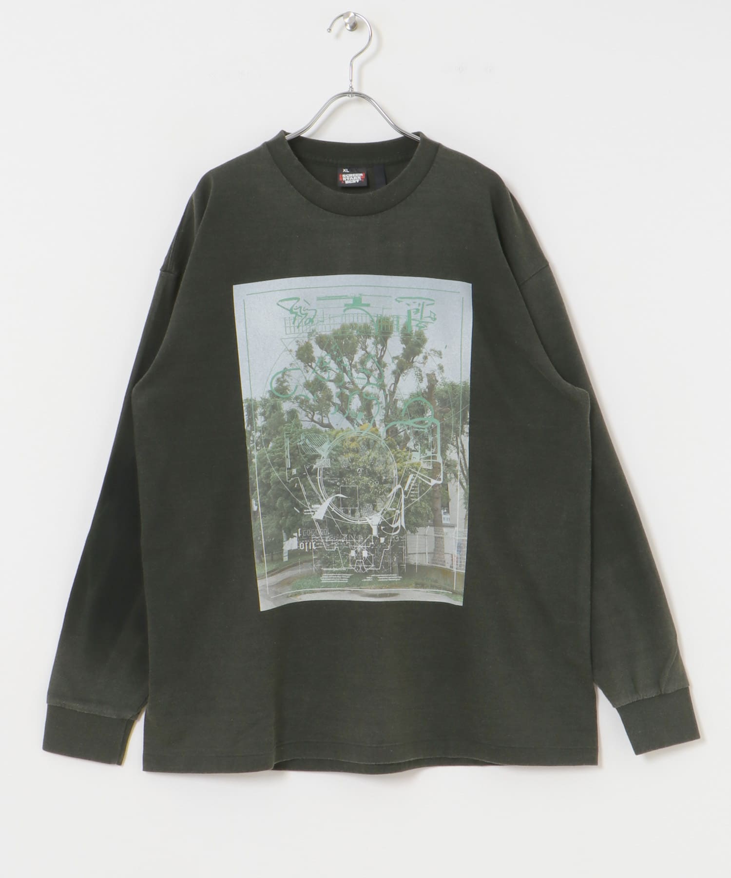 semoh　Sing Long-Sleeve T-shirts BLACK 2