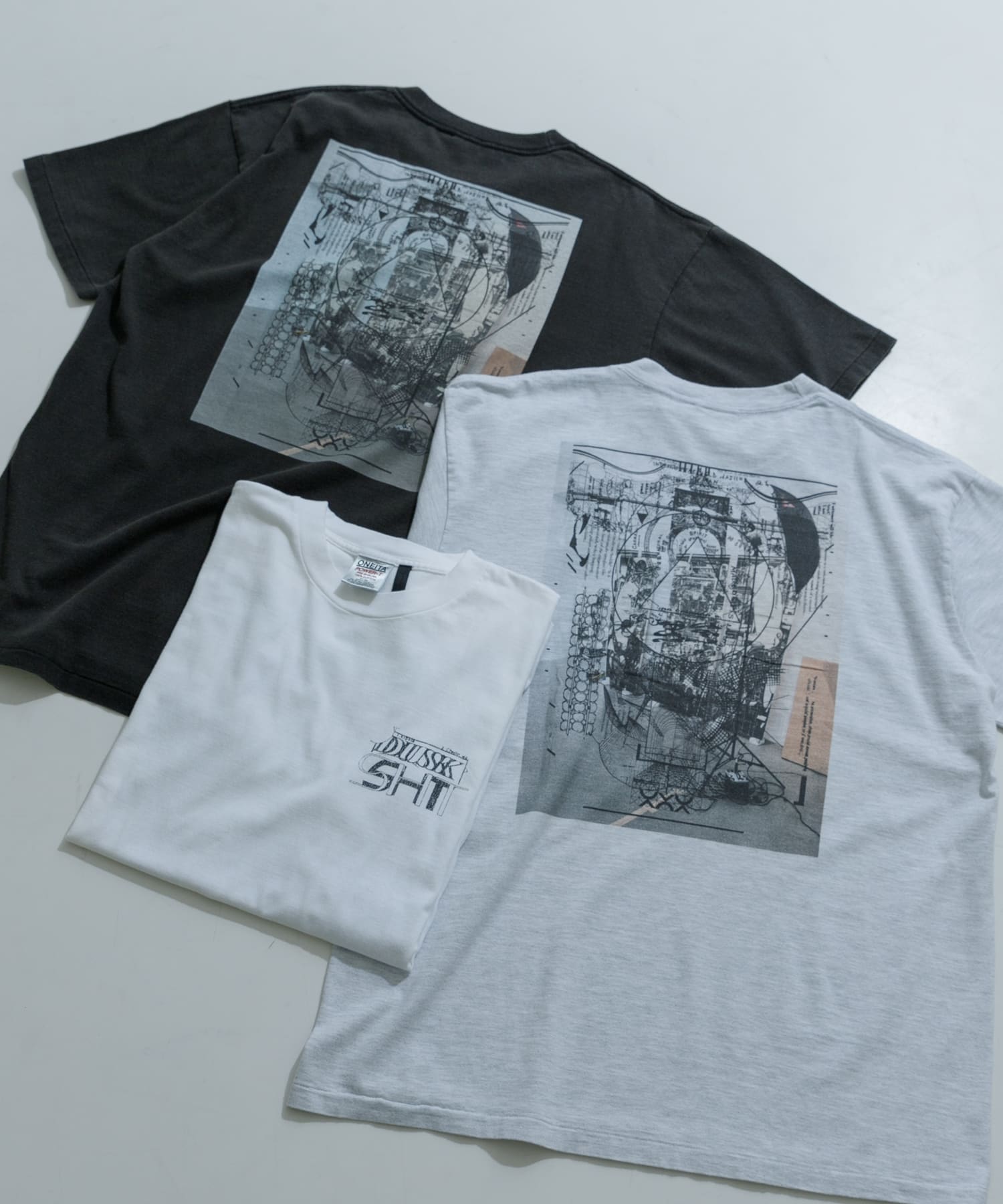 semoh　Behind T-shirts WHITE 2