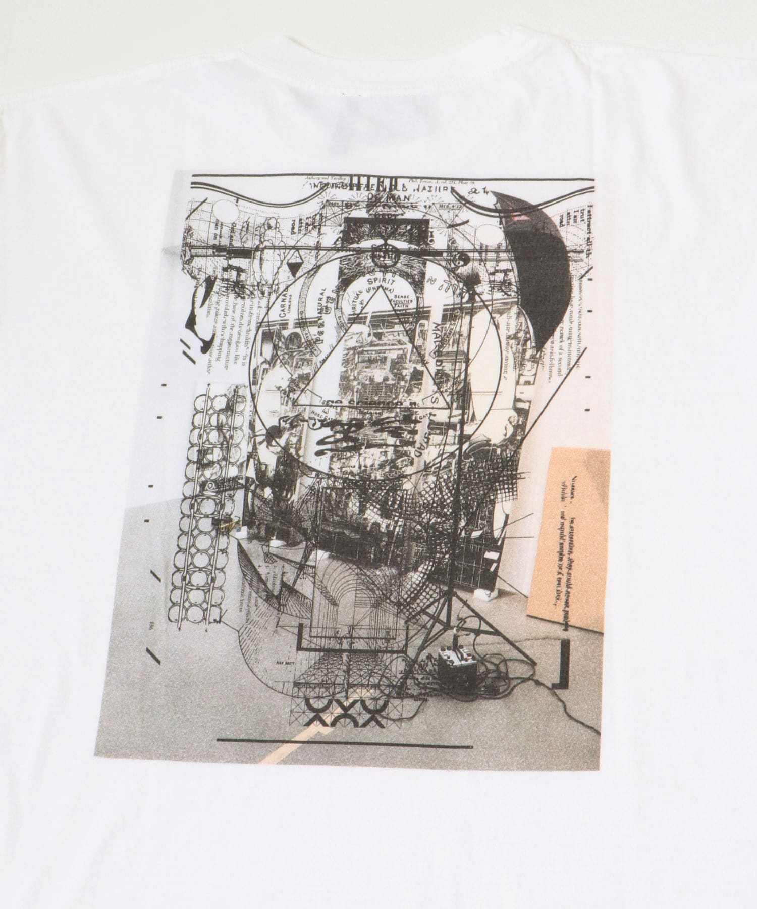 semoh　Behind T-shirts WHITE 2