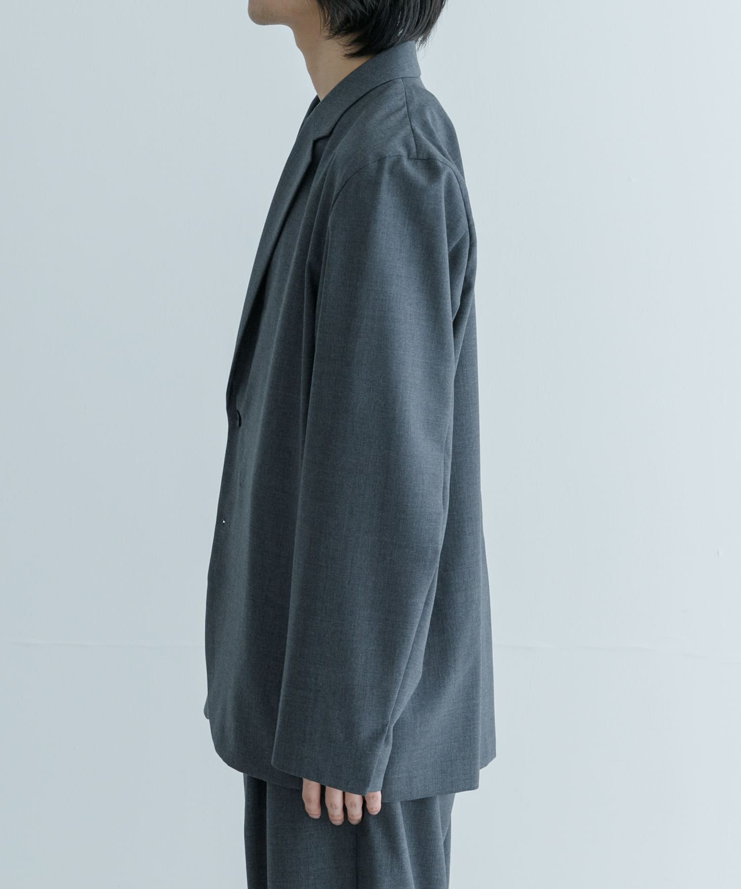 ATON WOOL TROPICAL TAILORED JACKET(4 303 T.GRAY): アウター｜URBAN