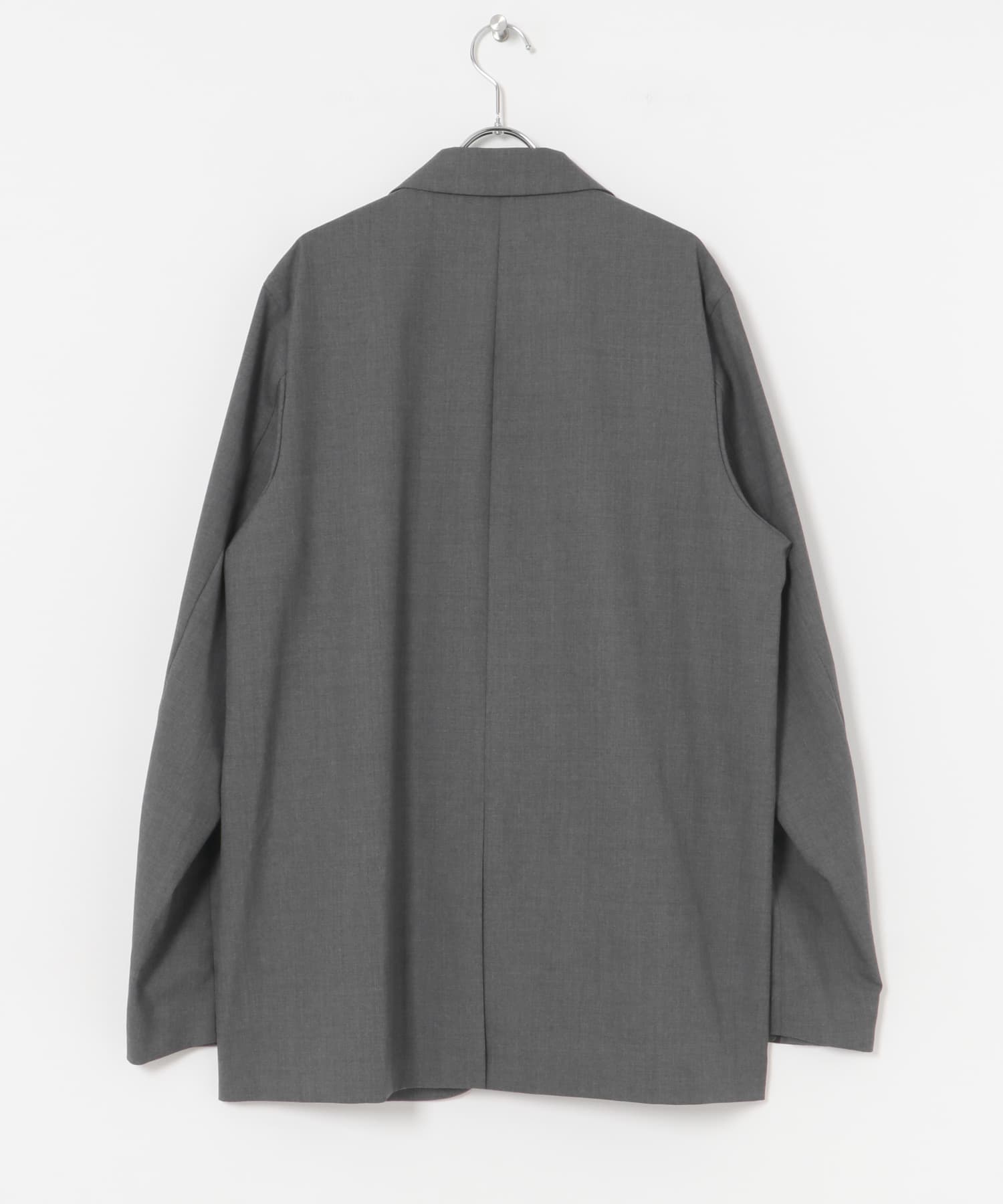 ATON　WOOL TROPICAL TAILORED JACKET 303 T.GRAY 4