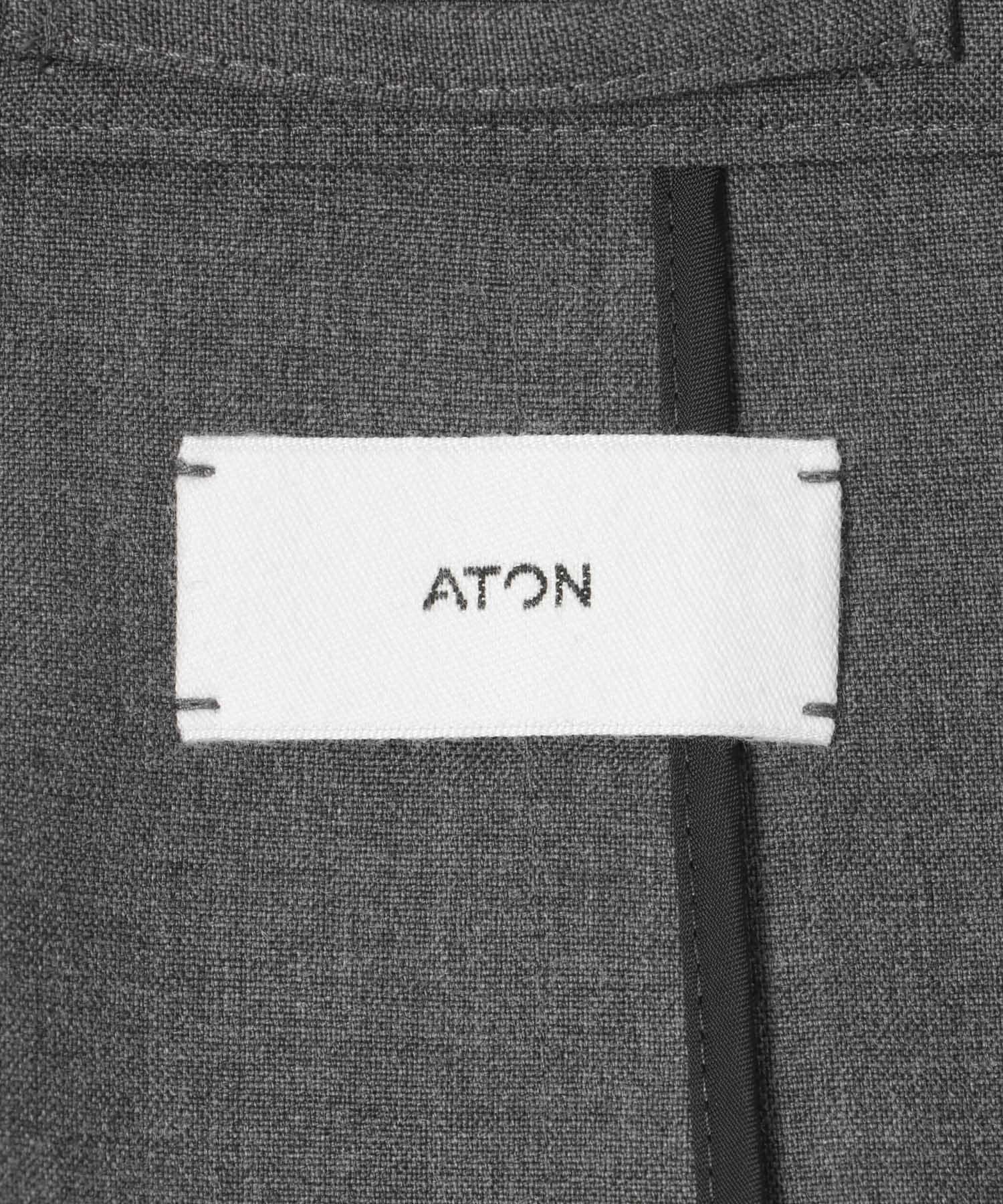ATON　WOOL TROPICAL TAILORED JACKET 303 T.GRAY 4