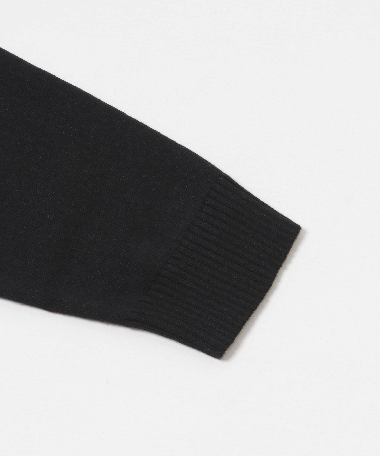 ATON　WOOL WASHI CREWNECK SWEATER 005 BLK 4