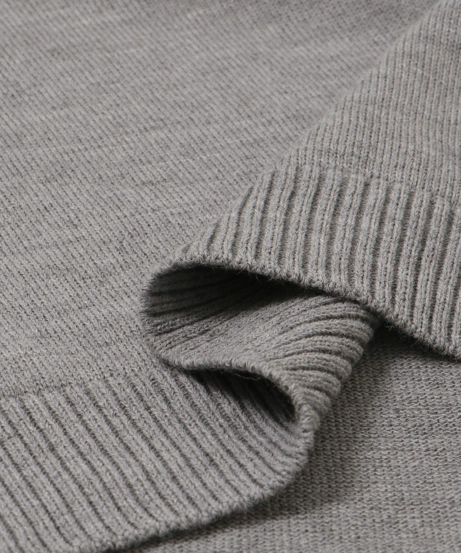 ATON　WOOL WASHI CREWNECK SWEATER 003 GRAY 4