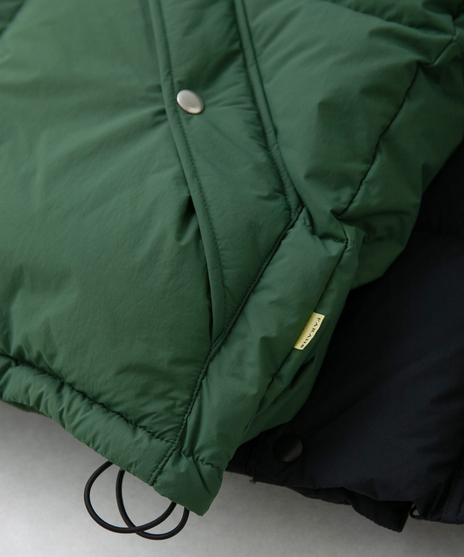 『別注』FARAH×URBAN RESEARCH　Nylon Down Vest Green XL