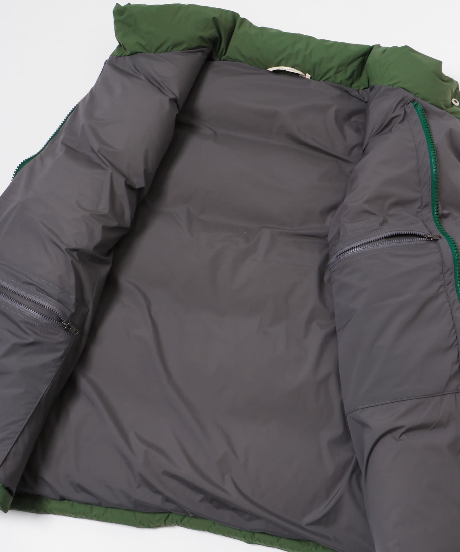『別注』FARAH×URBAN RESEARCH　Nylon Down Vest Green L