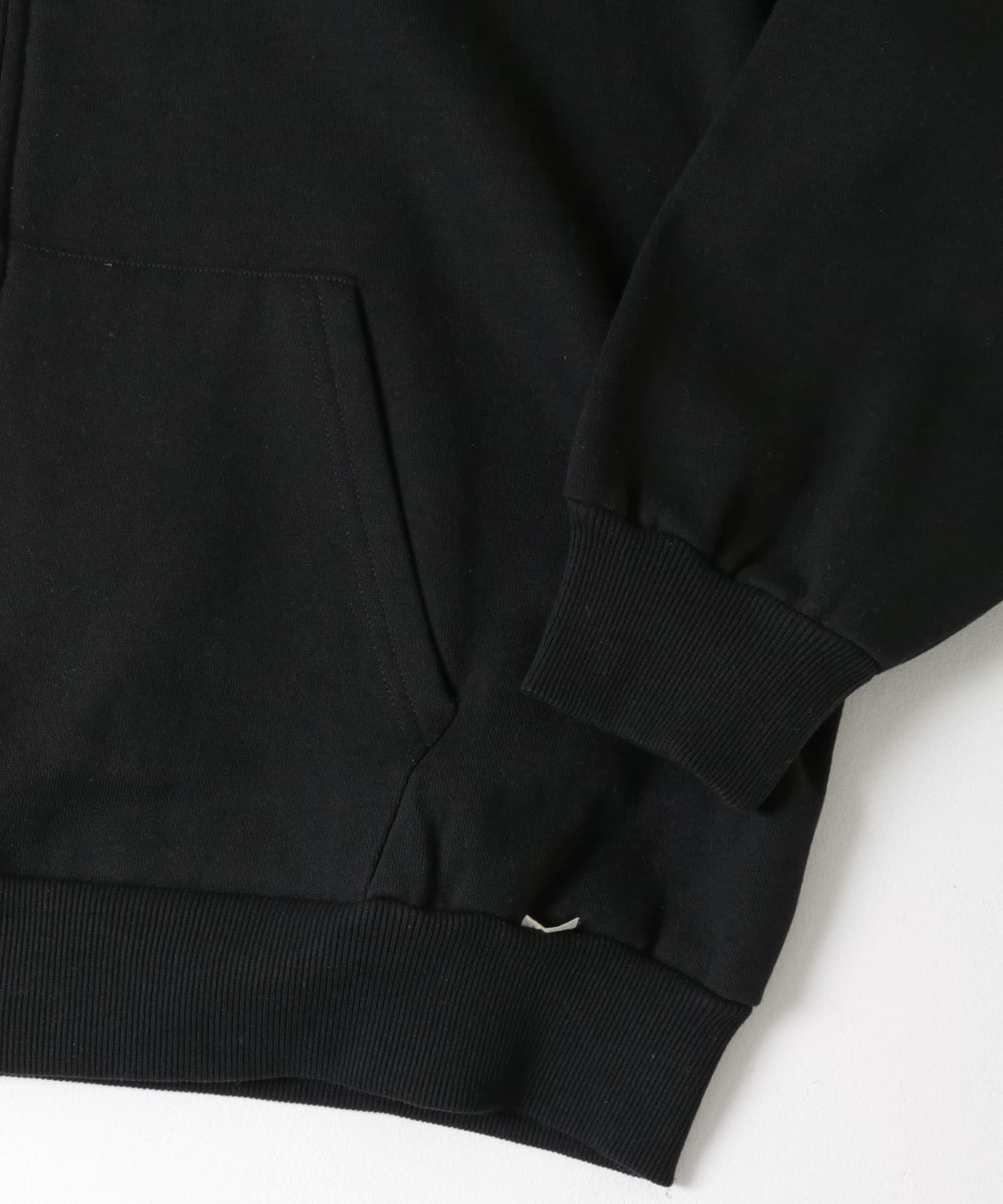 『別注』FARAH×UR　Potting LOGO FullZip Sweat Black M