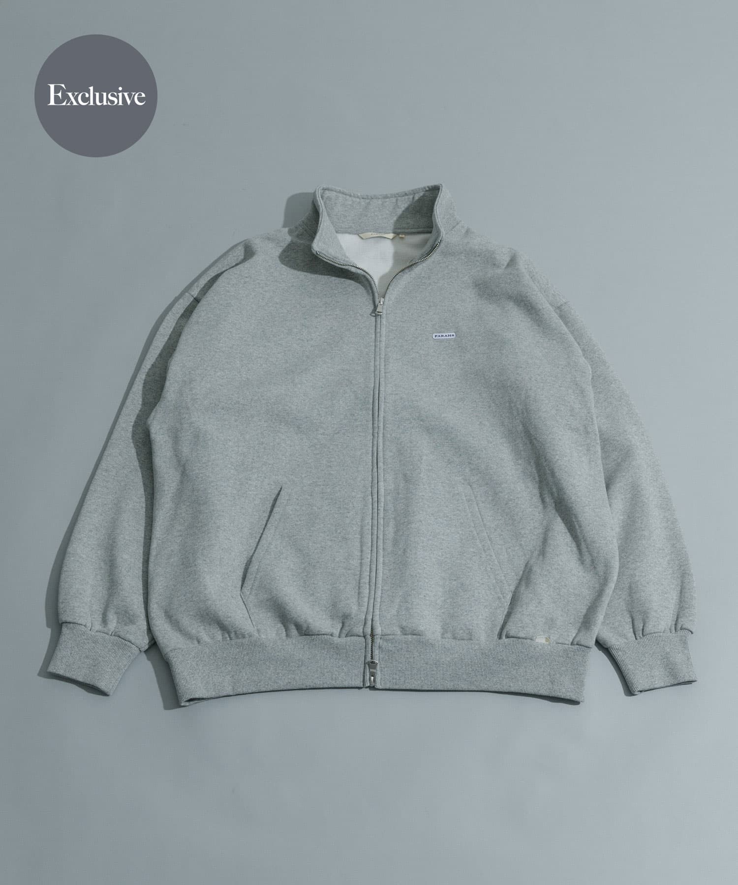 『別注』FARAH×UR　Potting LOGO FullZip Sweat T.Grey M