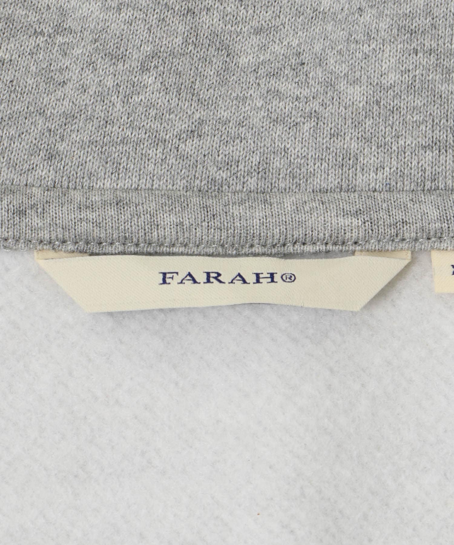 『別注』FARAH×UR　Potting LOGO FullZip Sweat T.Grey M