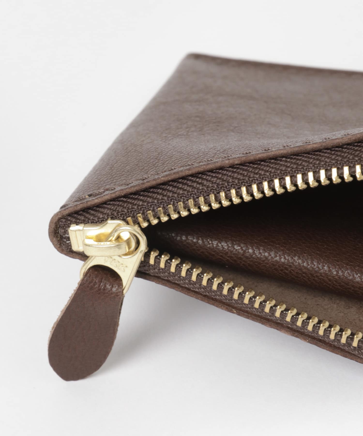 MASTER&Co.　GOAT LEATHER L PURSE 88 BROWN -