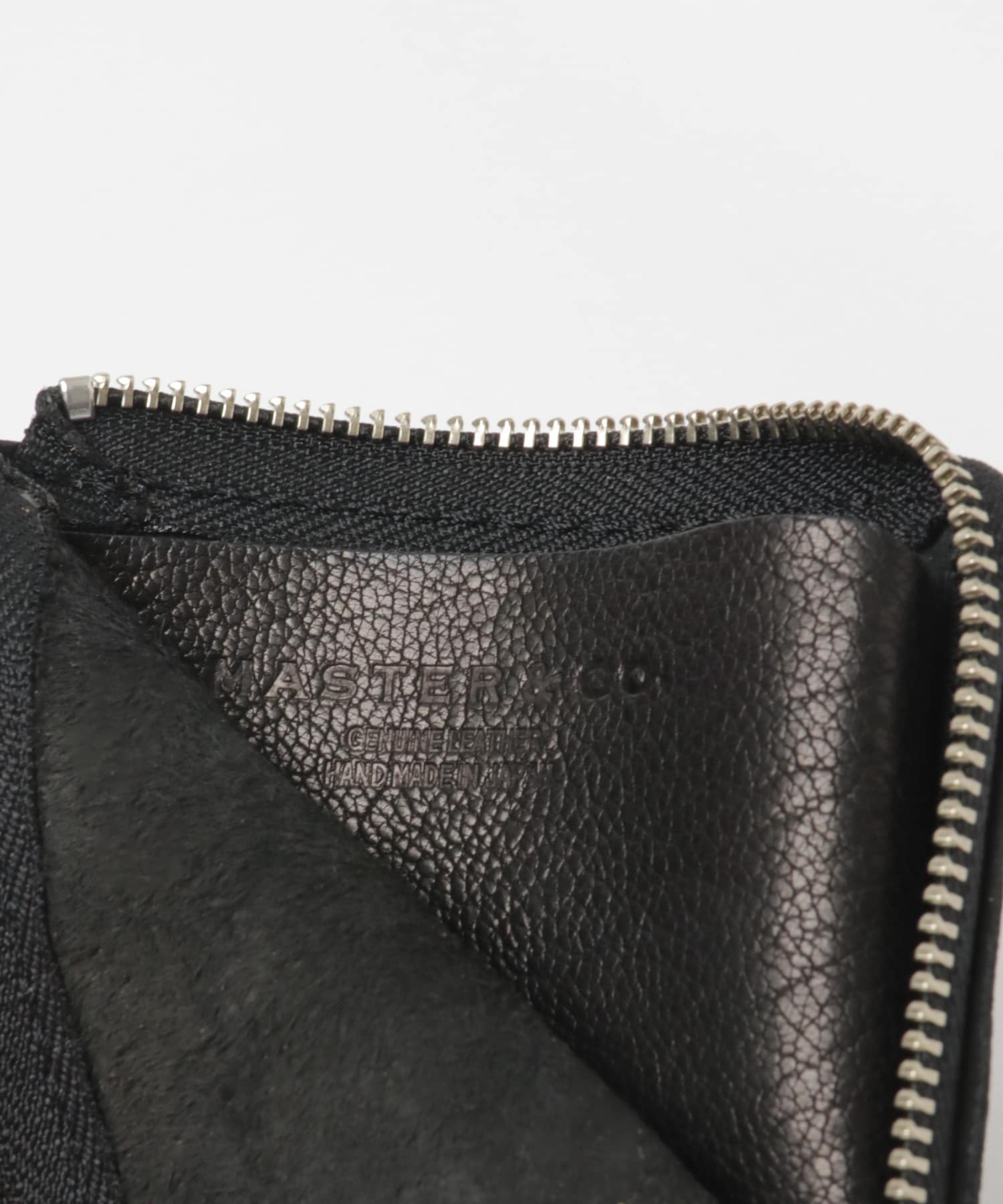 MASTER&Co.　GOAT LEATHER L PURSE 99 BLACK -