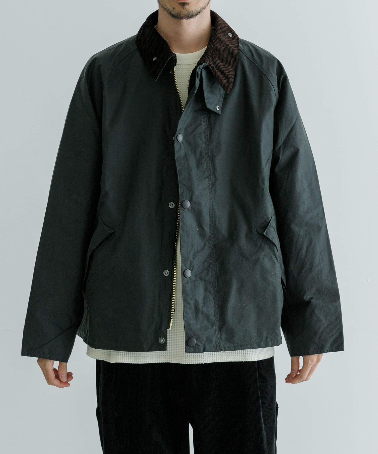 ジャケット・アウター Barbour OS TRANSPORT WAX JACKET 36 Barbour OS TRANSPORT WAX JACKET(36 BLACK): アウター｜URBAN