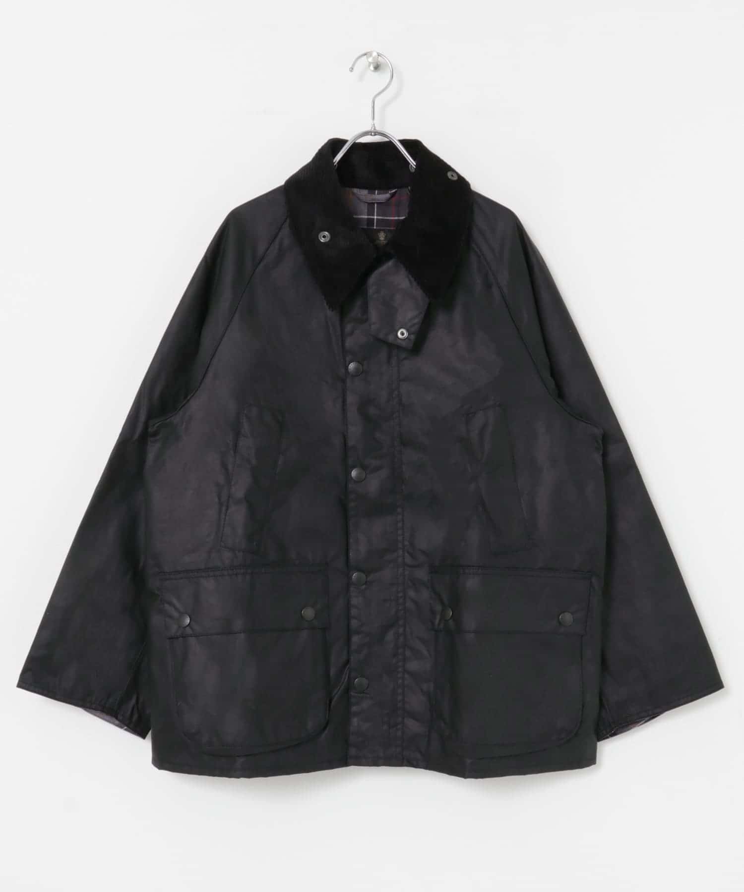 Barbour　OS BEDALE WAX JACKET BLACK 36