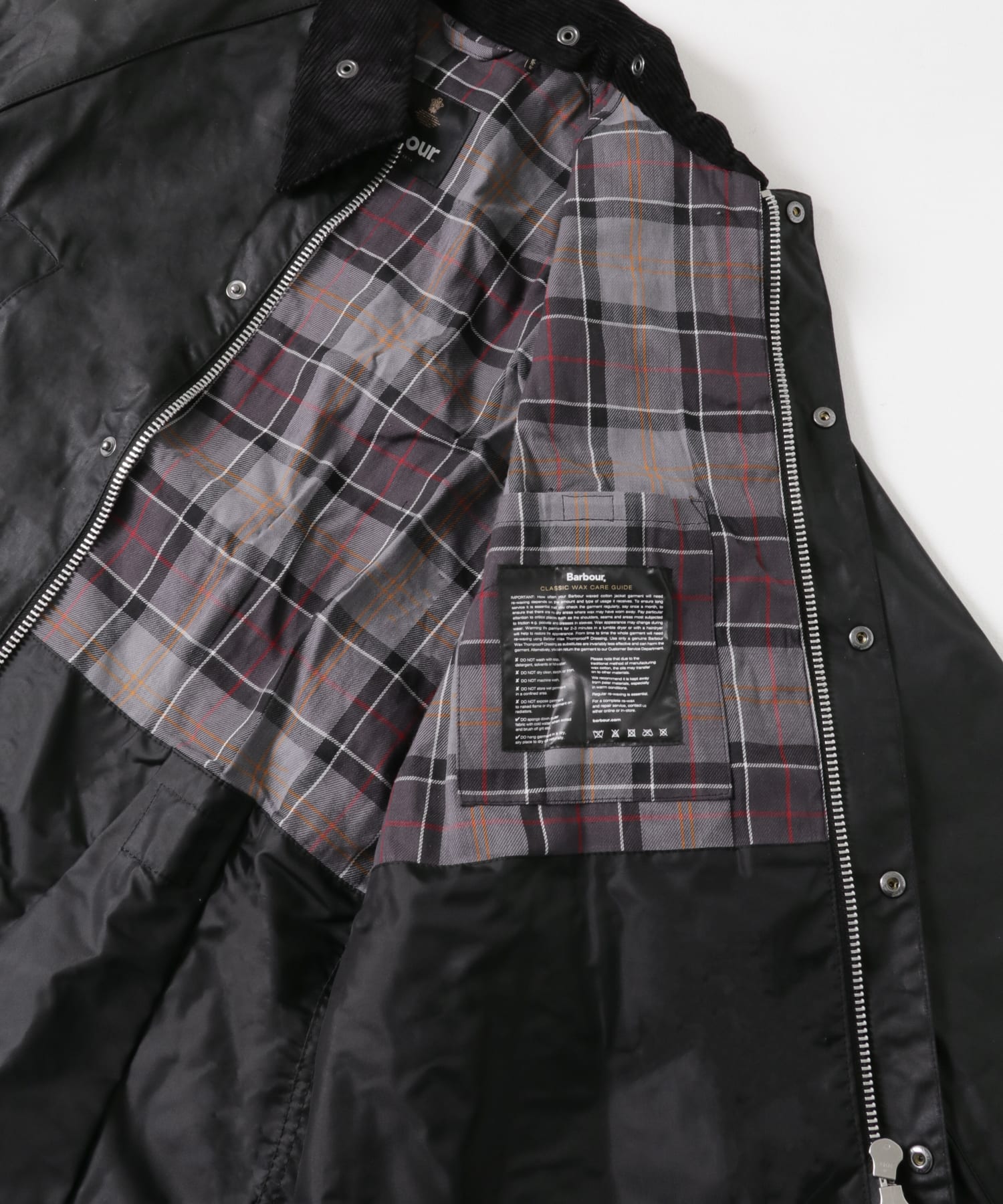 Barbour　OS BEDALE WAX JACKET BLACK 36