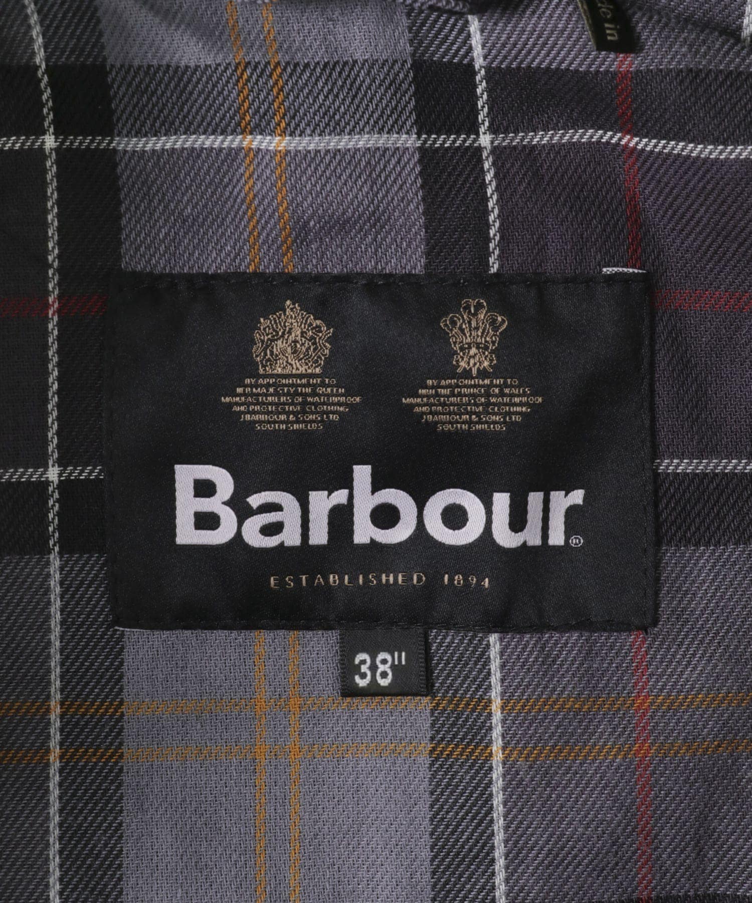 Barbour　OS BEDALE WAX JACKET BLACK 38