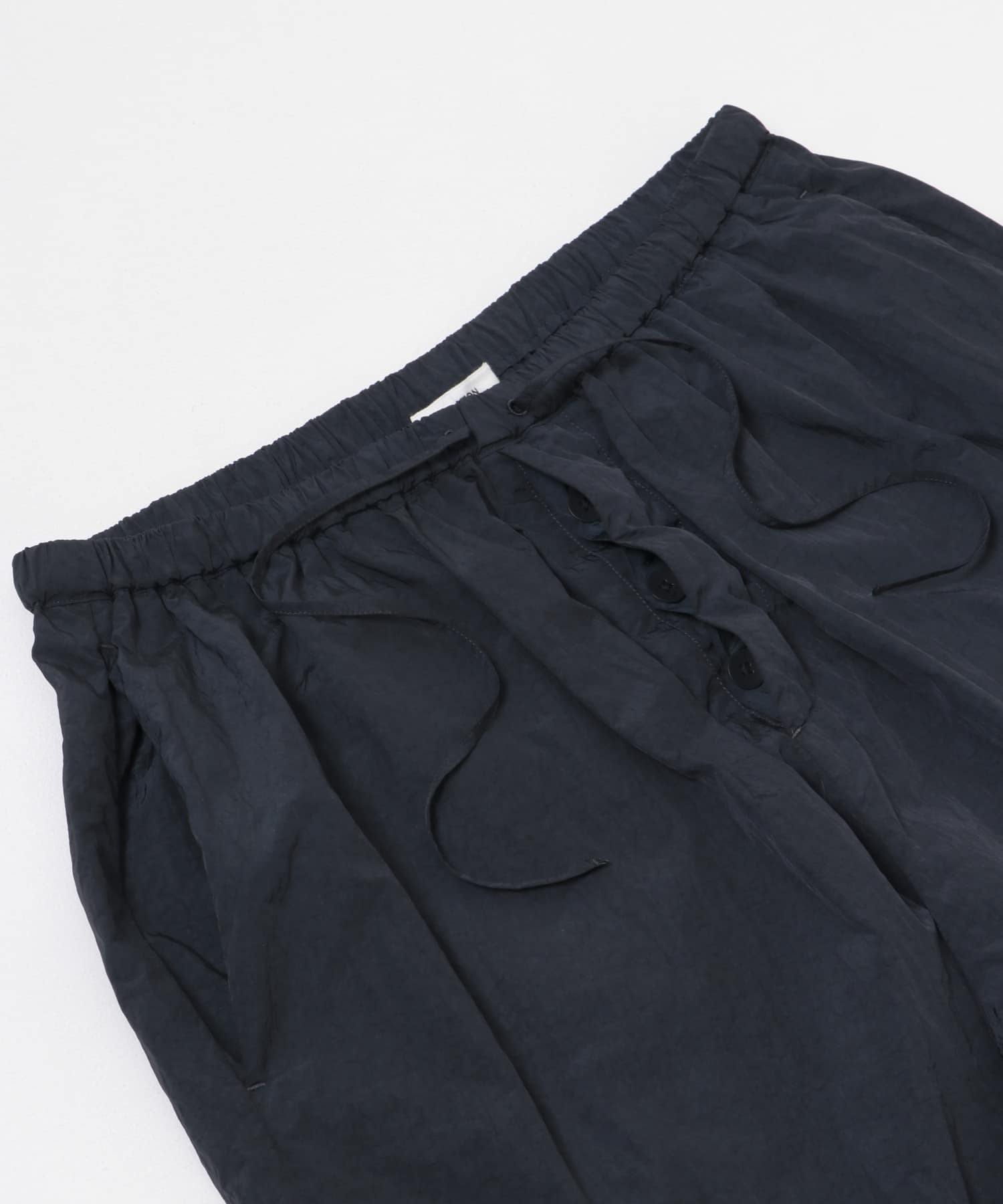 ATON　HANDDYED NYLONOVER PANTS 075 NAVY 4