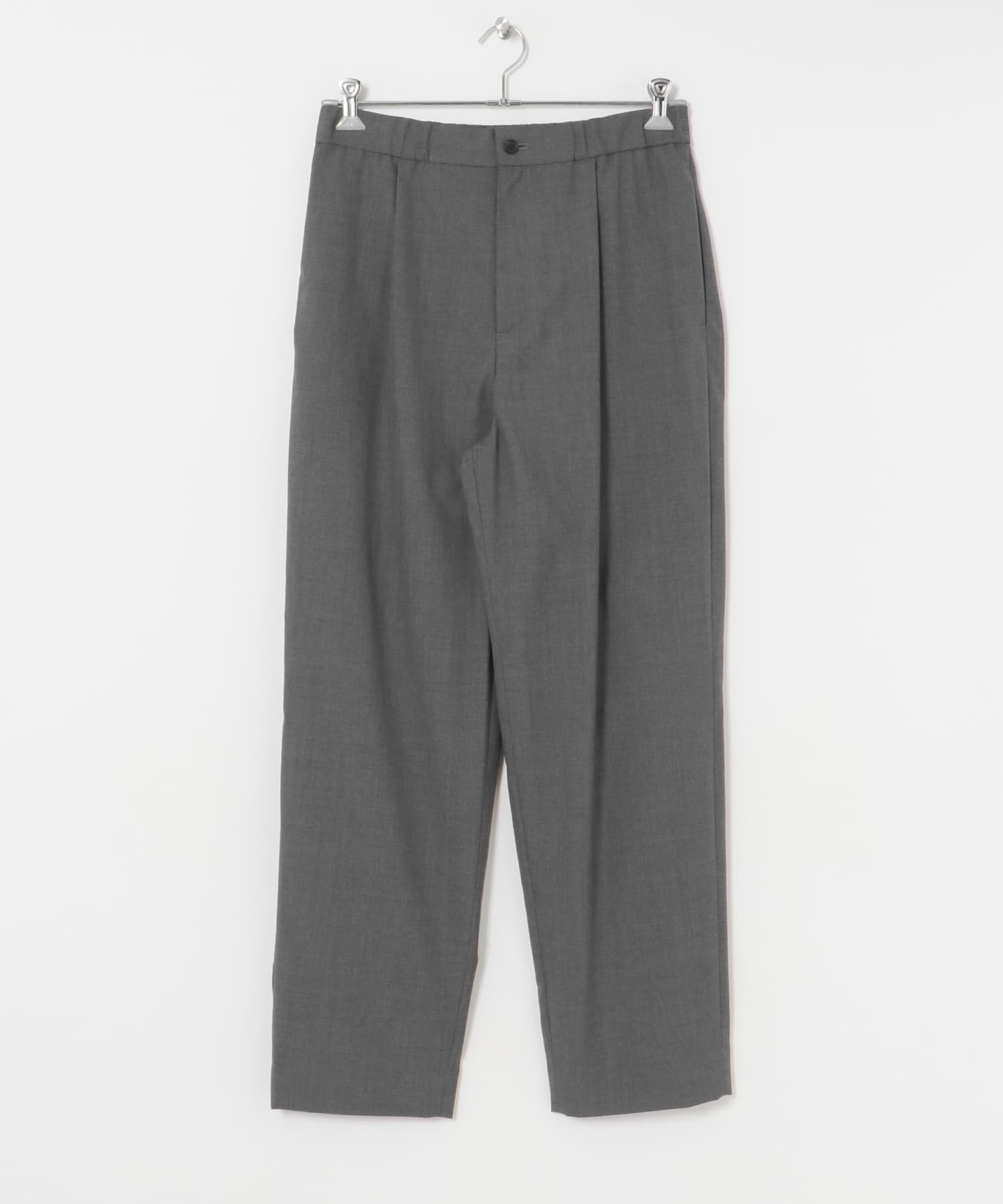 ATON　WOOL TROPICAL TAPERED PANTS 303 T.GRAY 4