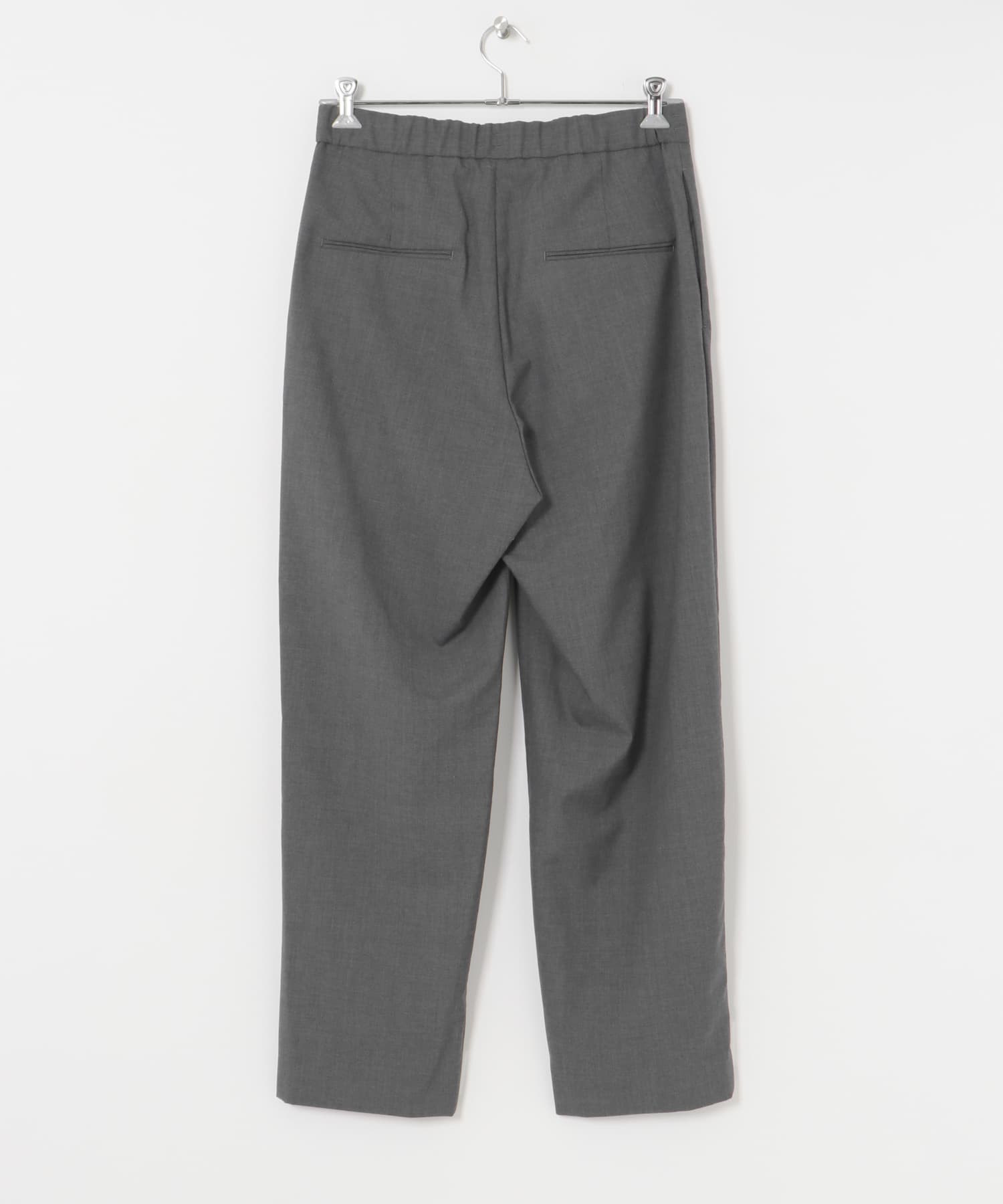 ATON　WOOL TROPICAL TAPERED PANTS 303 T.GRAY 4