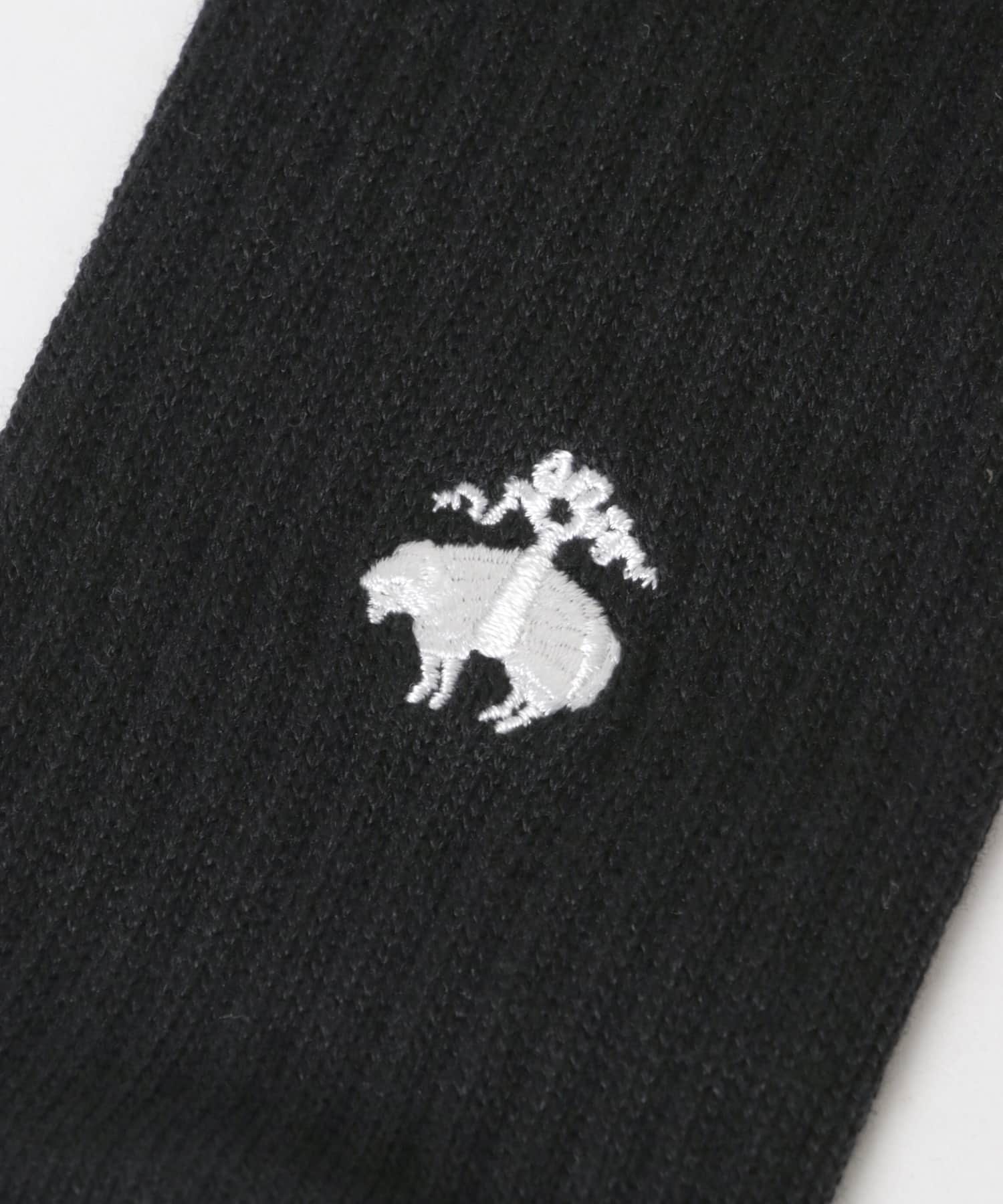 『別注』BROOKS BROTHERS×UR　GF BB CREW SOCKS Black FREE