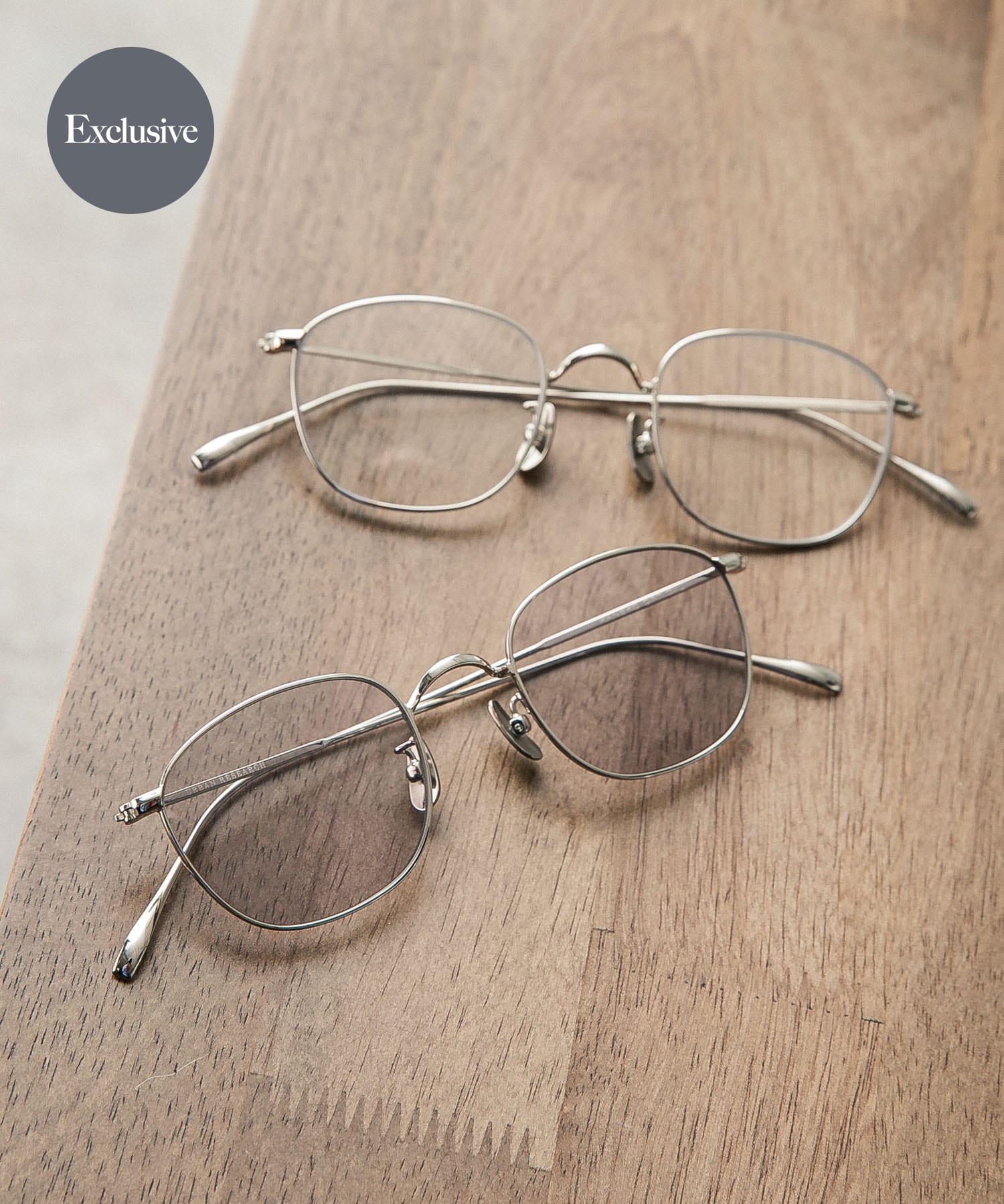 『別注』KANEKO OPTICAL×URBAN RESEARCH　URA-8 SI×クリア -