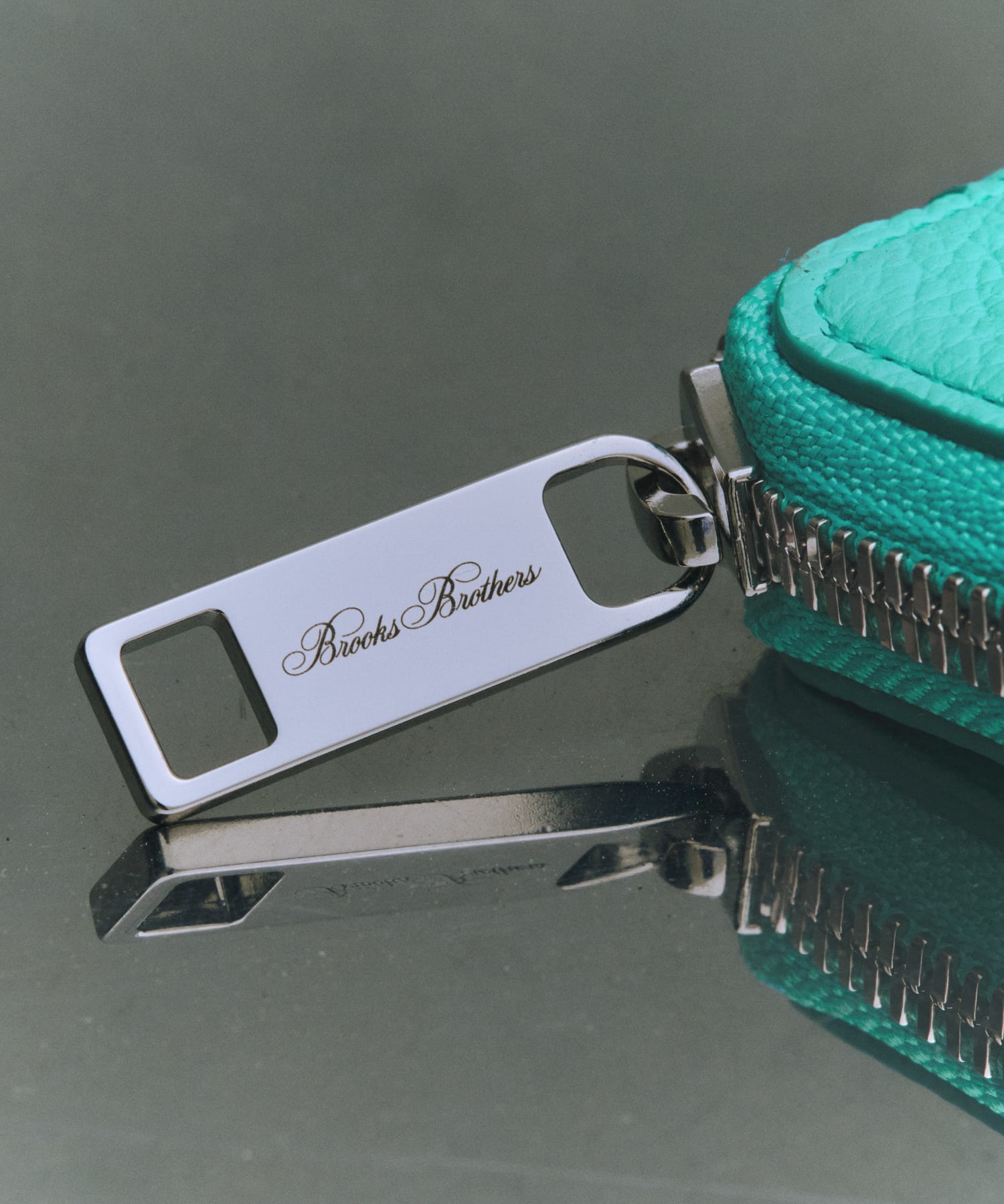 『別注』BROOKS BROTHERS×UR　MULTI COIN WALLET Mint Green one