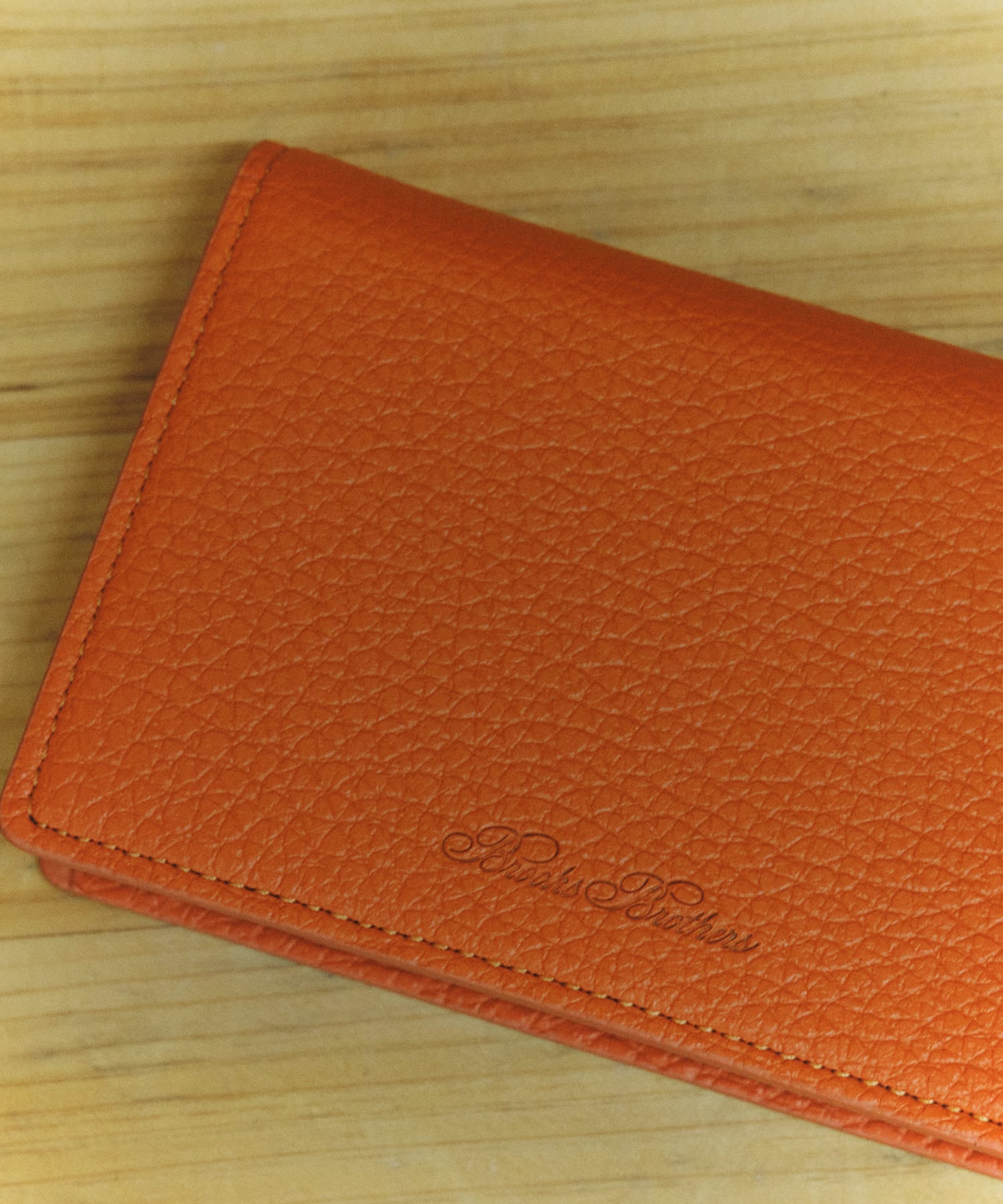 『別注』BROOKS BROTHERS×UR　CARD CASE Orange one