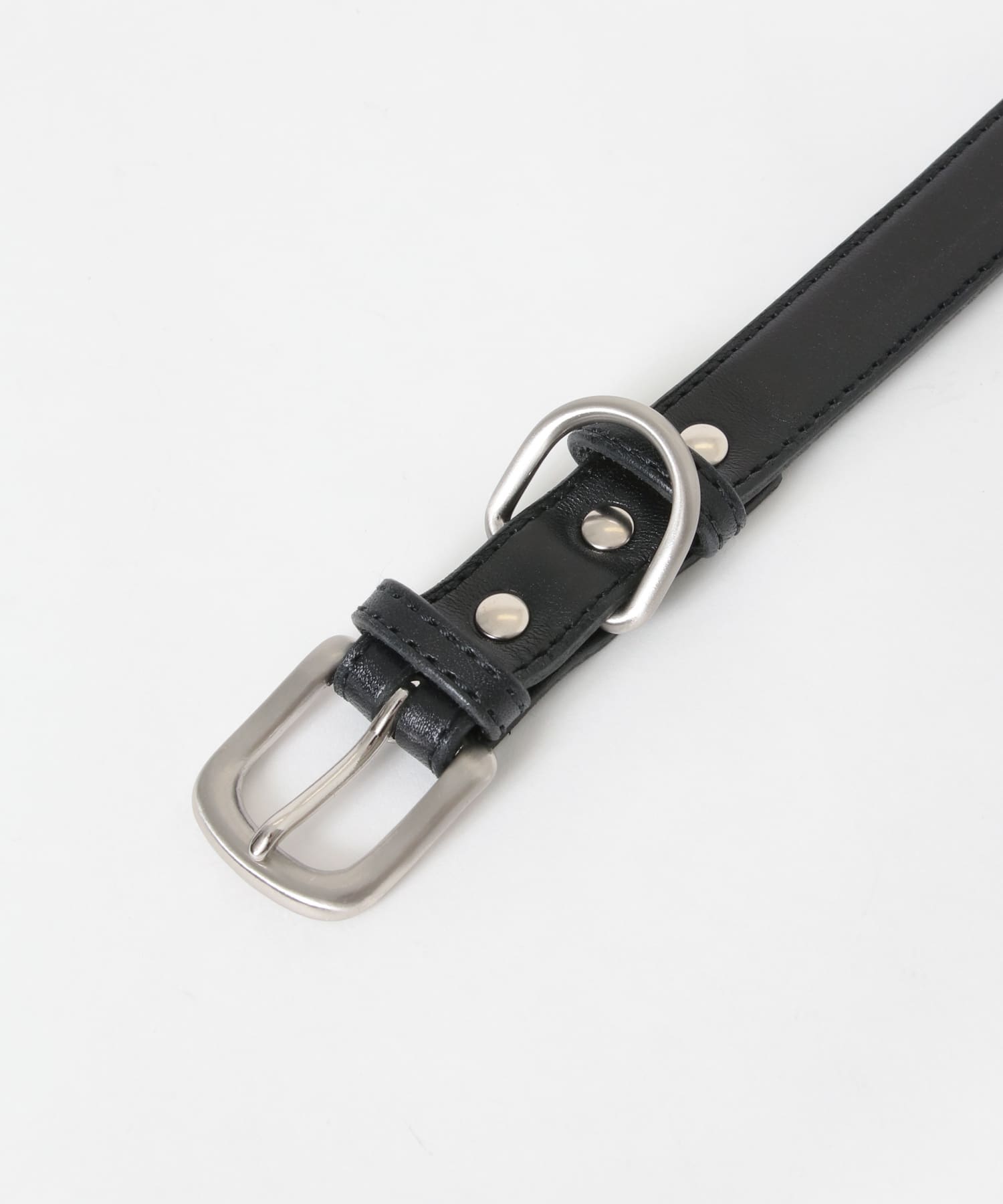 Hender Scheme　dog collar M black/NST FREE