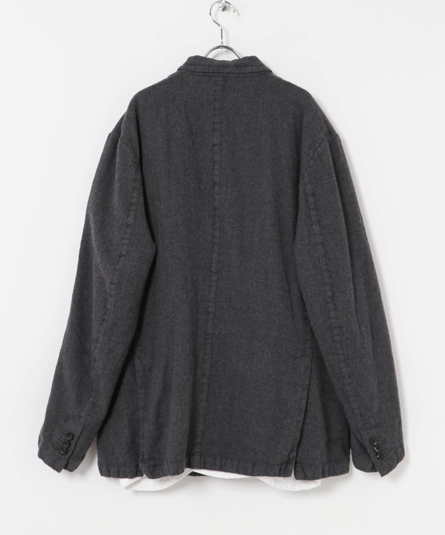 nym　SJW WOOL SAXO WALK JACKET GRAY M