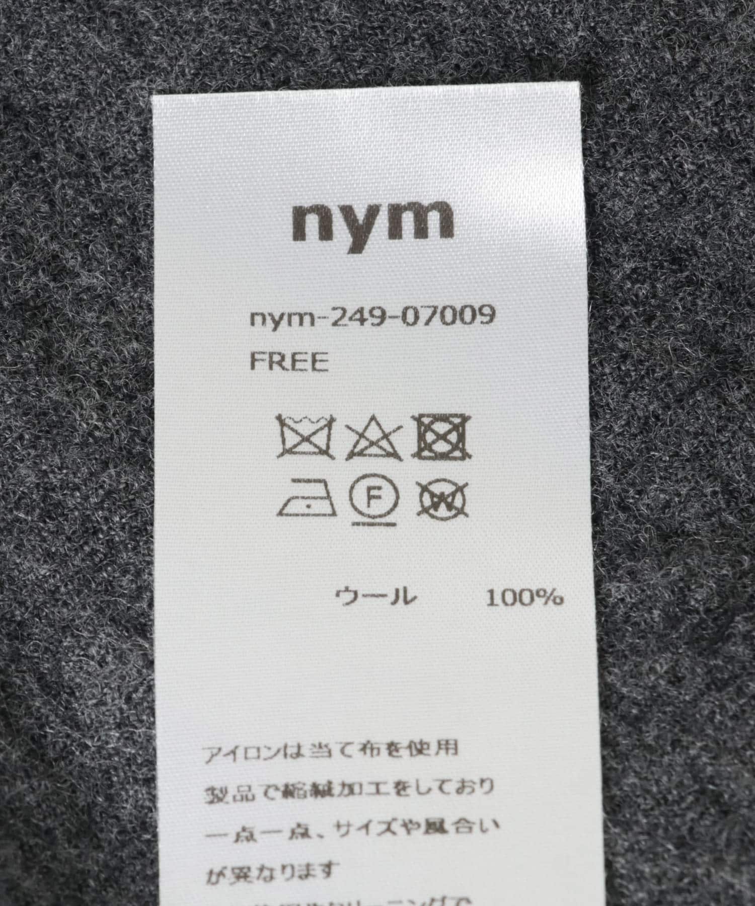 nym　SJW WOOL SAXO SCARF GRAY FREE