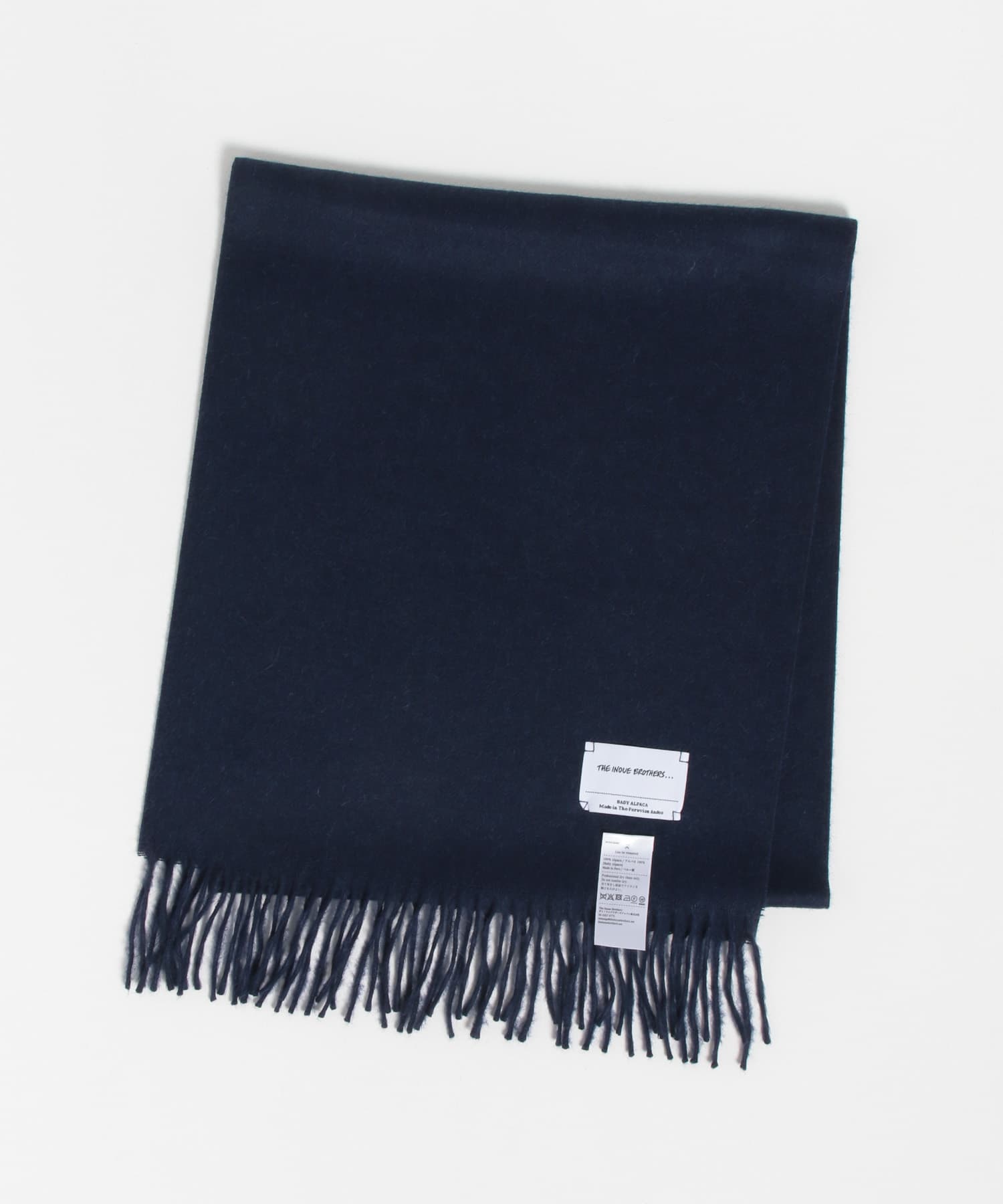THE INOUE BROTHERS Brushed Scarf(one Teal): ファッション雑貨