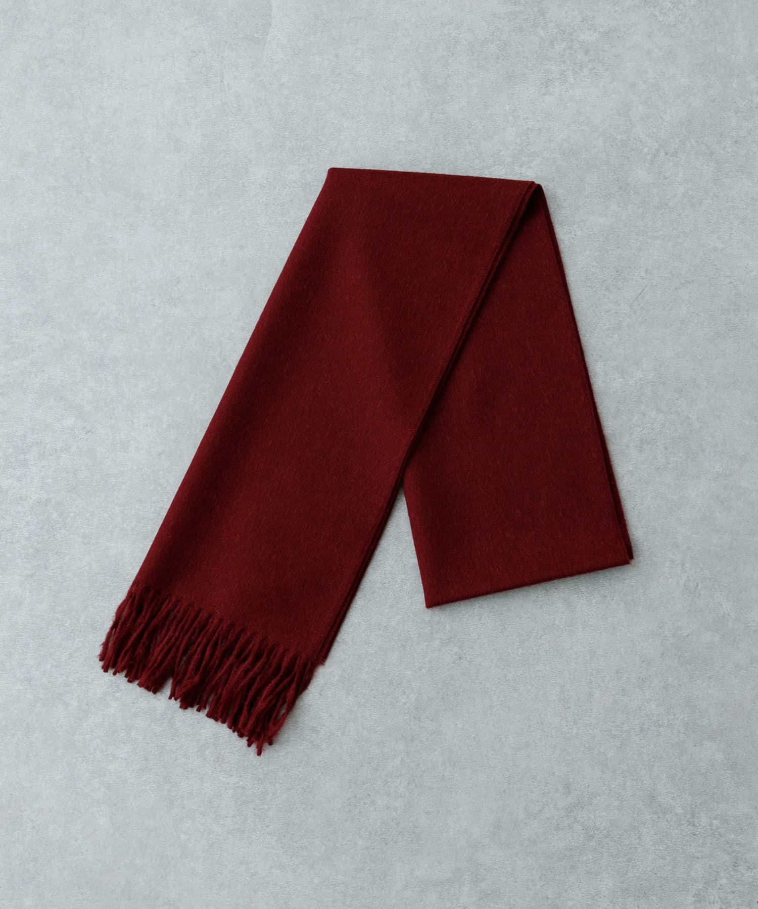 THE INOUE BROTHERS　Brushed Scarf Burgundy one