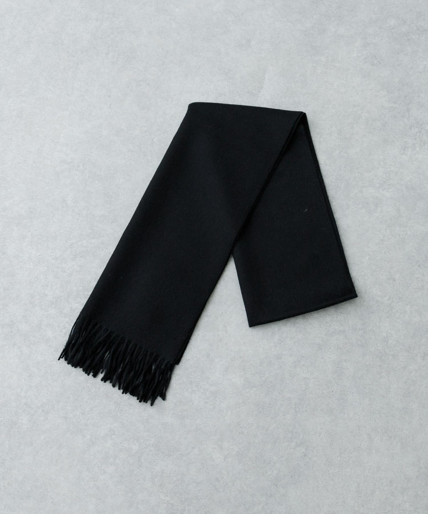 THE INOUE BROTHERS　Brushed Scarf Black one