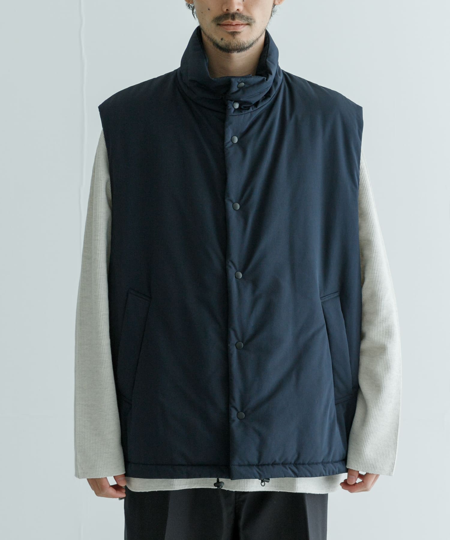 FARAH Nylon Zip Up Vest(M Navy): アウター｜URBAN RESEARCH