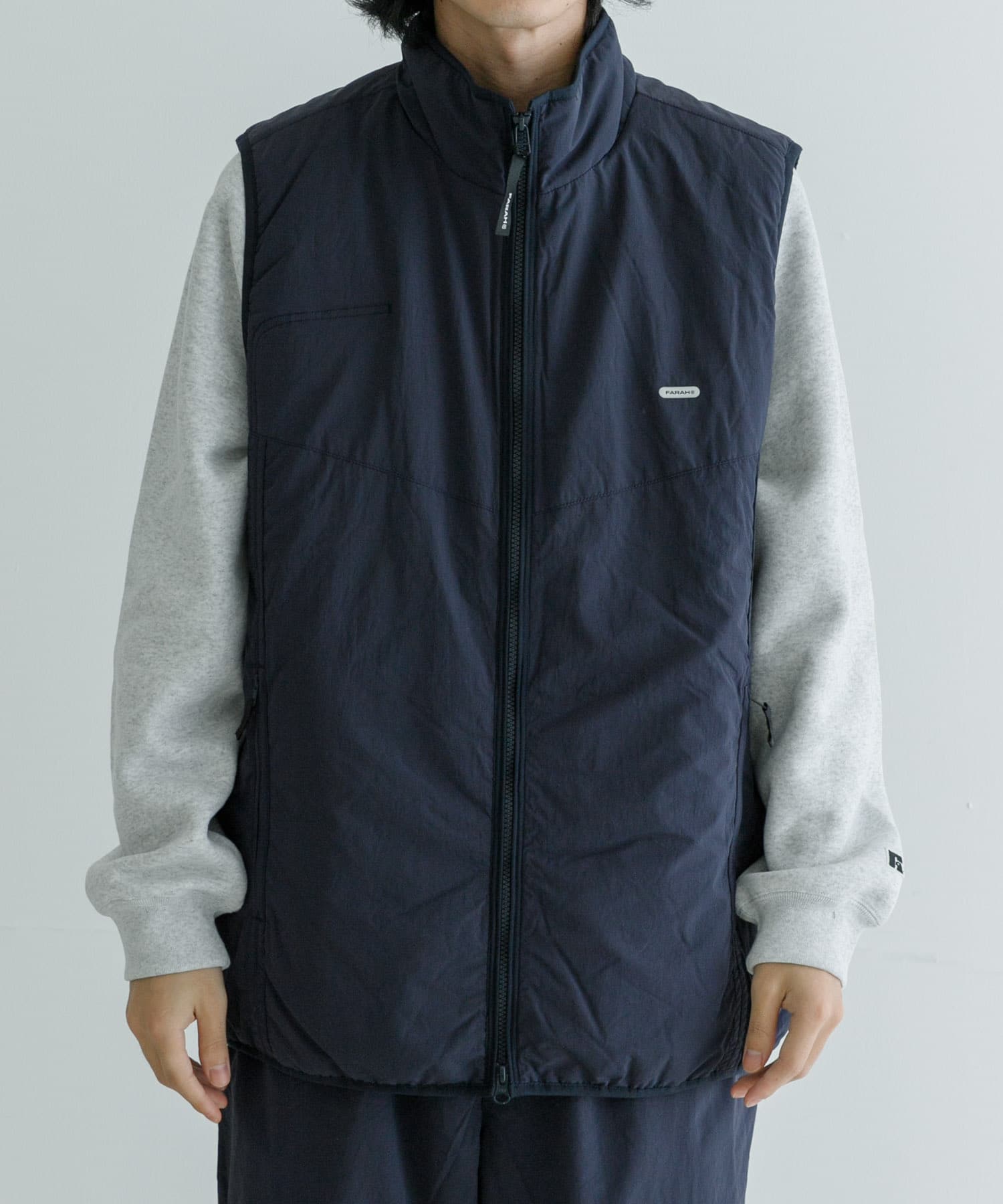 FARAH Nylon Zip Up Vest(M Navy): アウター|URBAN RESEARCH公式 FARAH Nylon Zip Up Vest(M Navy): アウター|URBAN RESEARCH公式