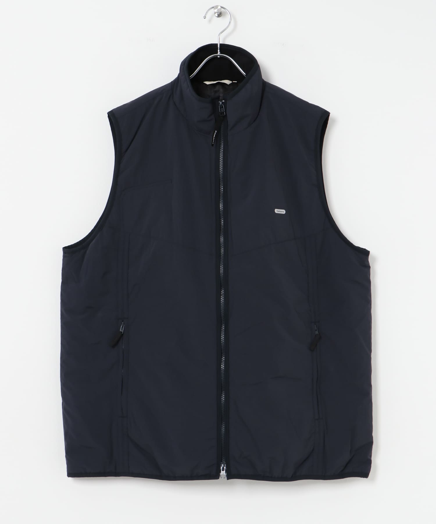 FARAH　Nylon Zip Up Vest Navy M