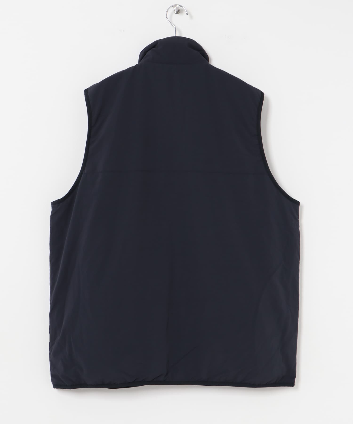 FARAH　Nylon Zip Up Vest Navy M