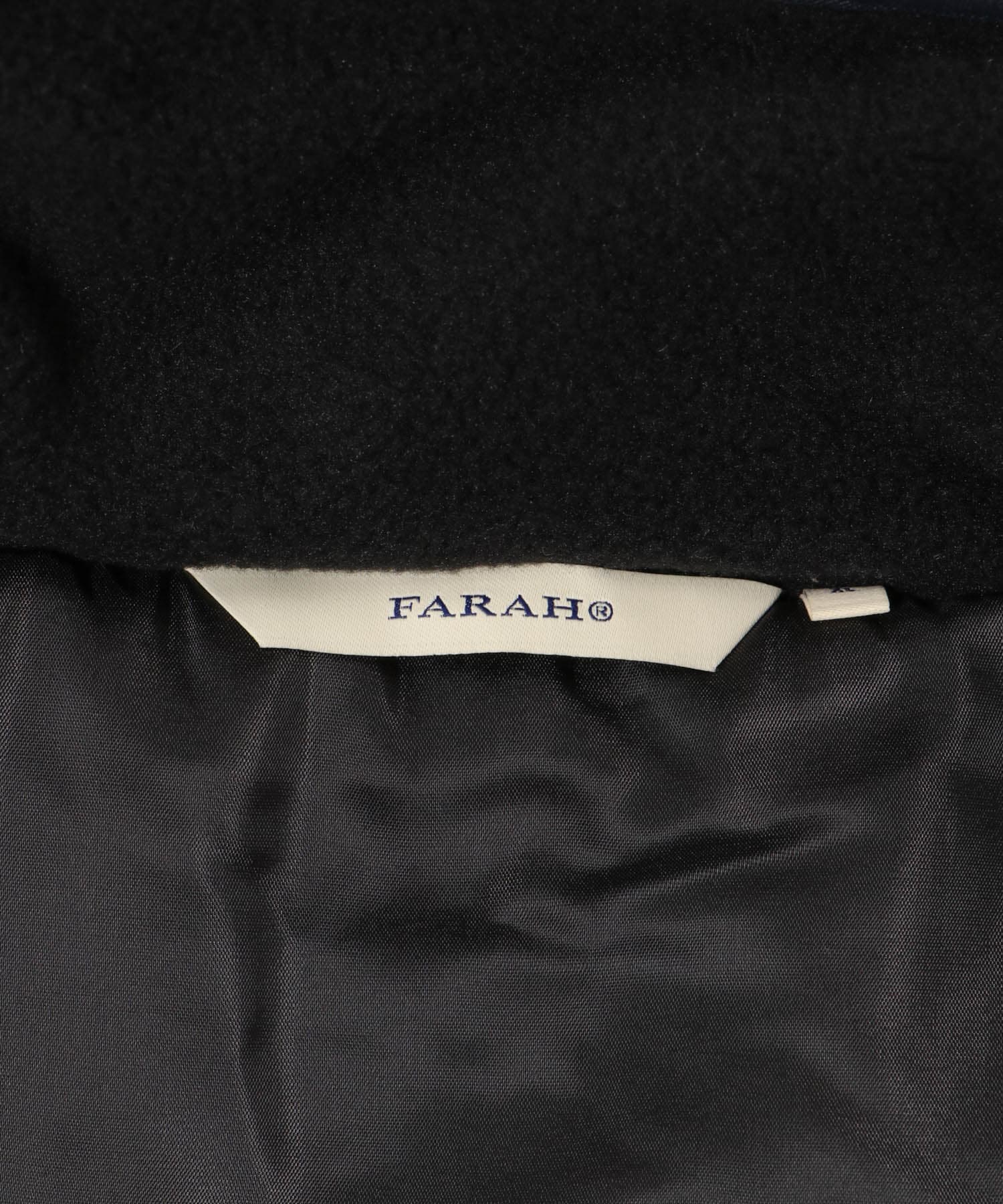 FARAH　Nylon Zip Up Vest Navy M