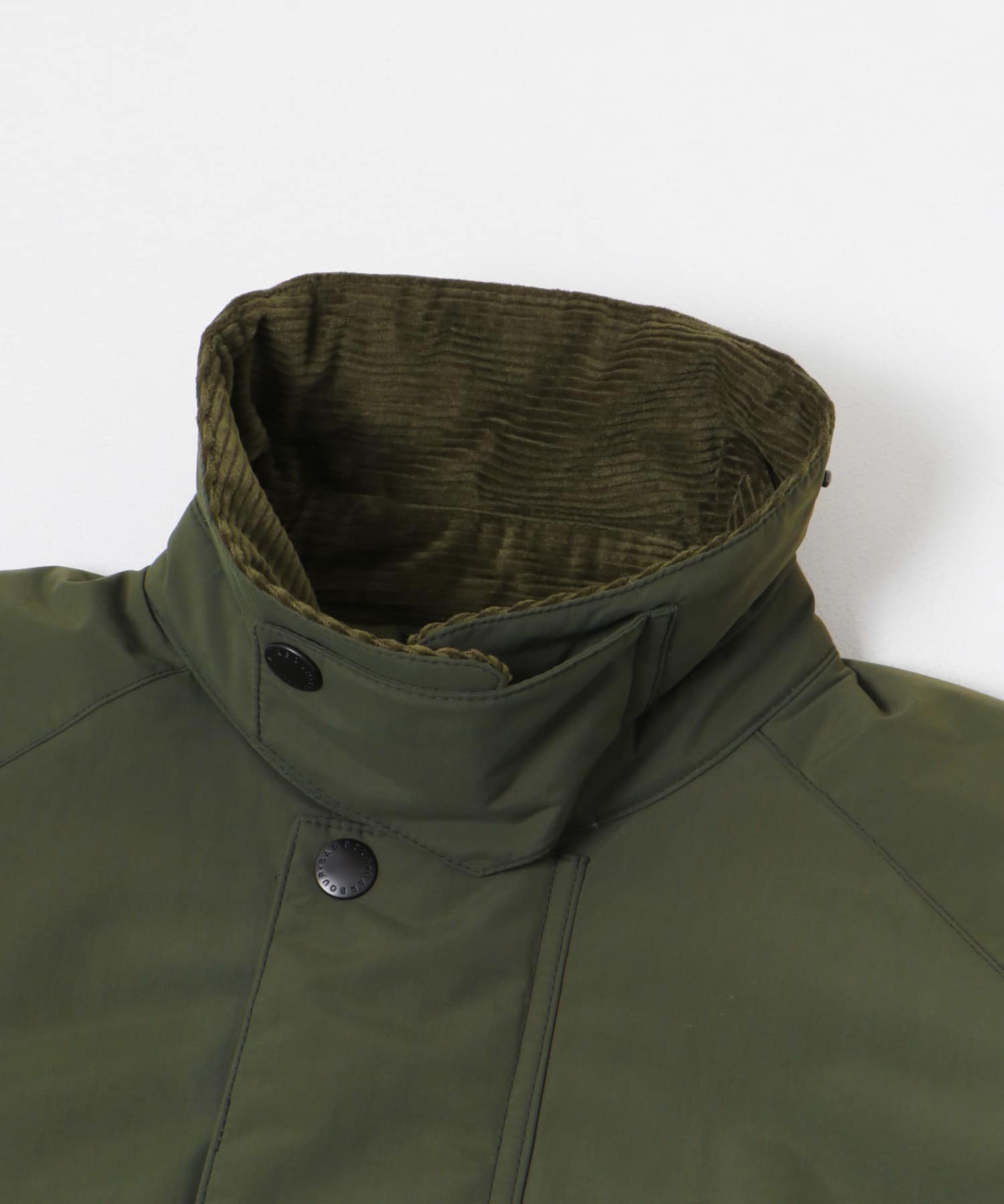 Barbour　EXMOOR CASUAL COAT OLIVE 36