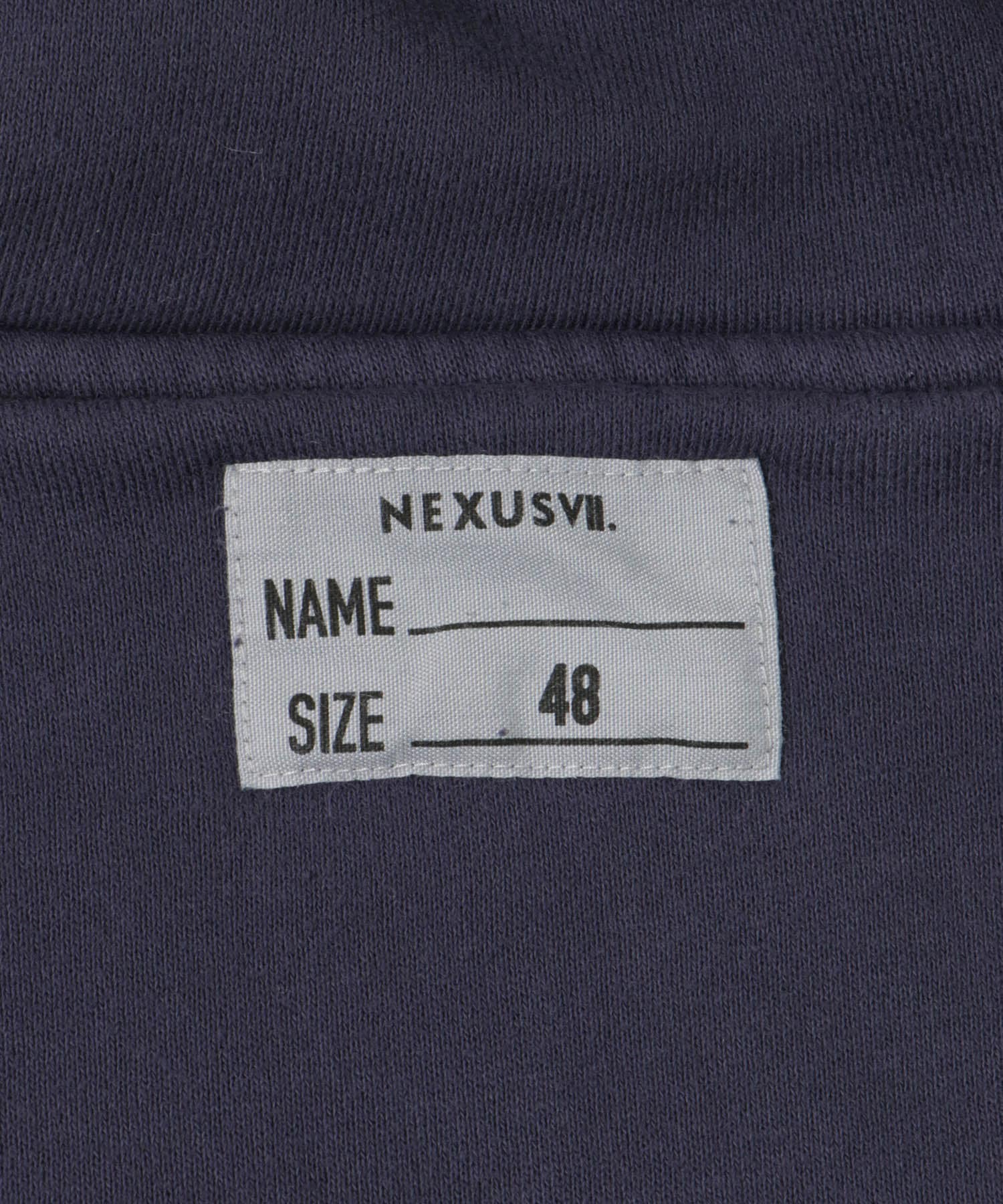 NEXUSVII.　DAMAGED W-FACE HOODIE F.NAVY M