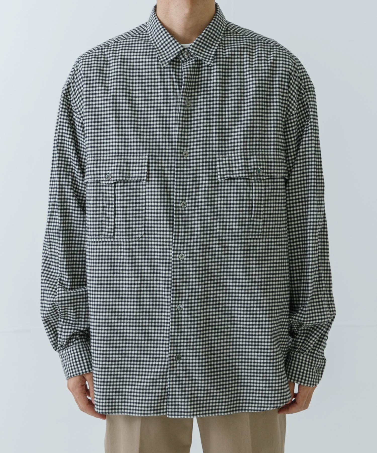 PORTER CLASSIC　ROLL UP FLANNEL  GIN CHE