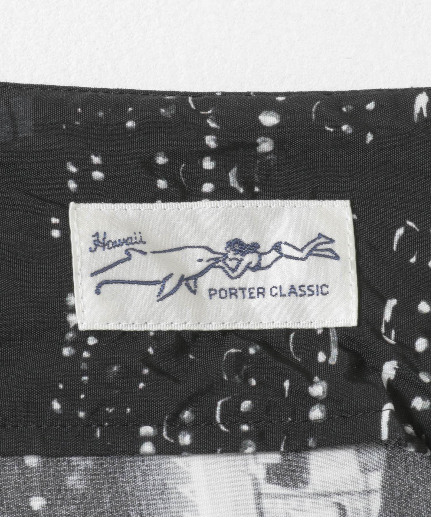 PORTER CLASSIC　ALOHA SHIRTS DRIVEIN THEATER BLK L